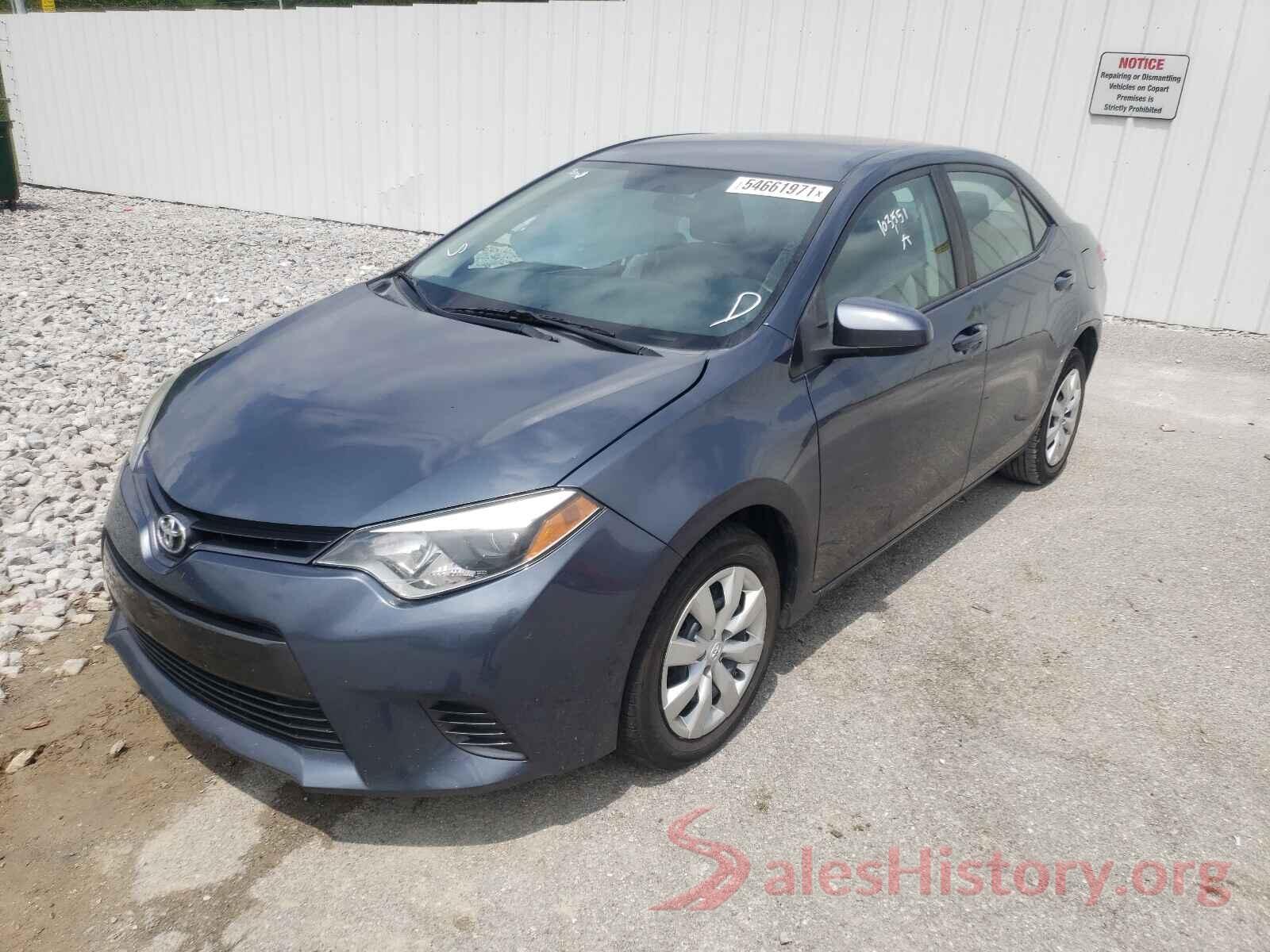 5YFBURHE2GP378841 2016 TOYOTA COROLLA