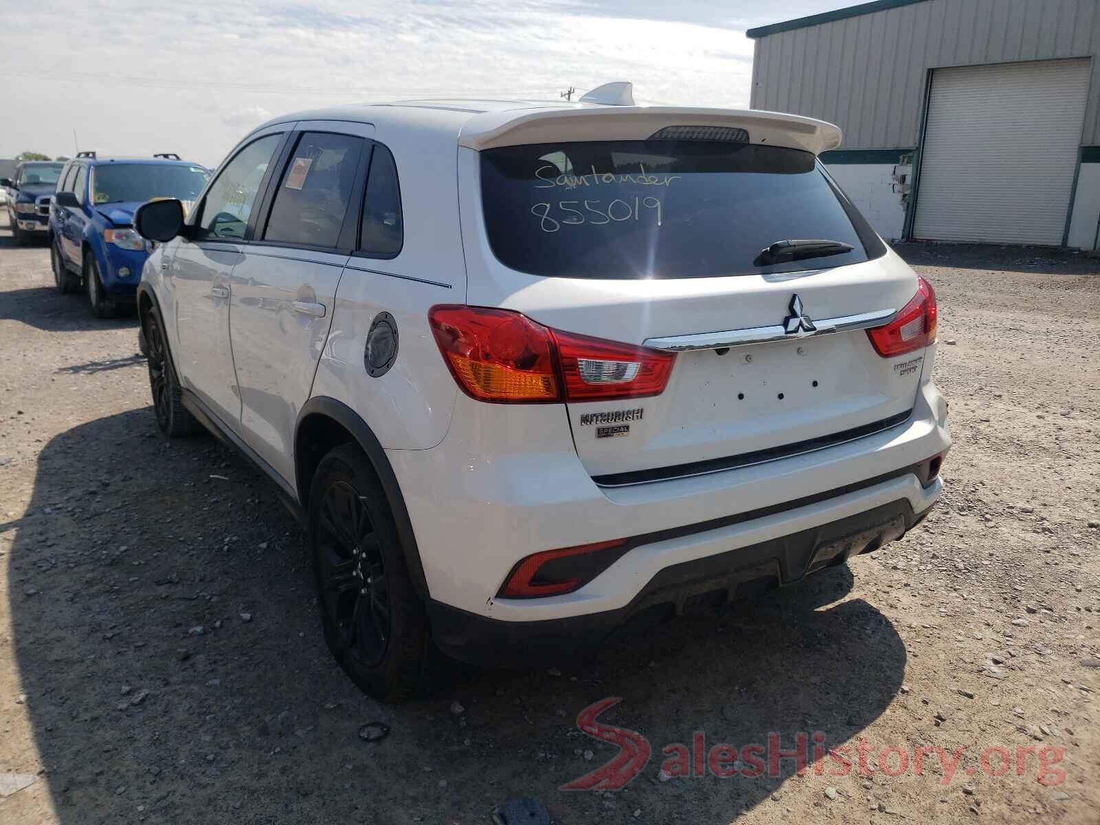 JA4AP3AUXKU019843 2019 MITSUBISHI OUTLANDER