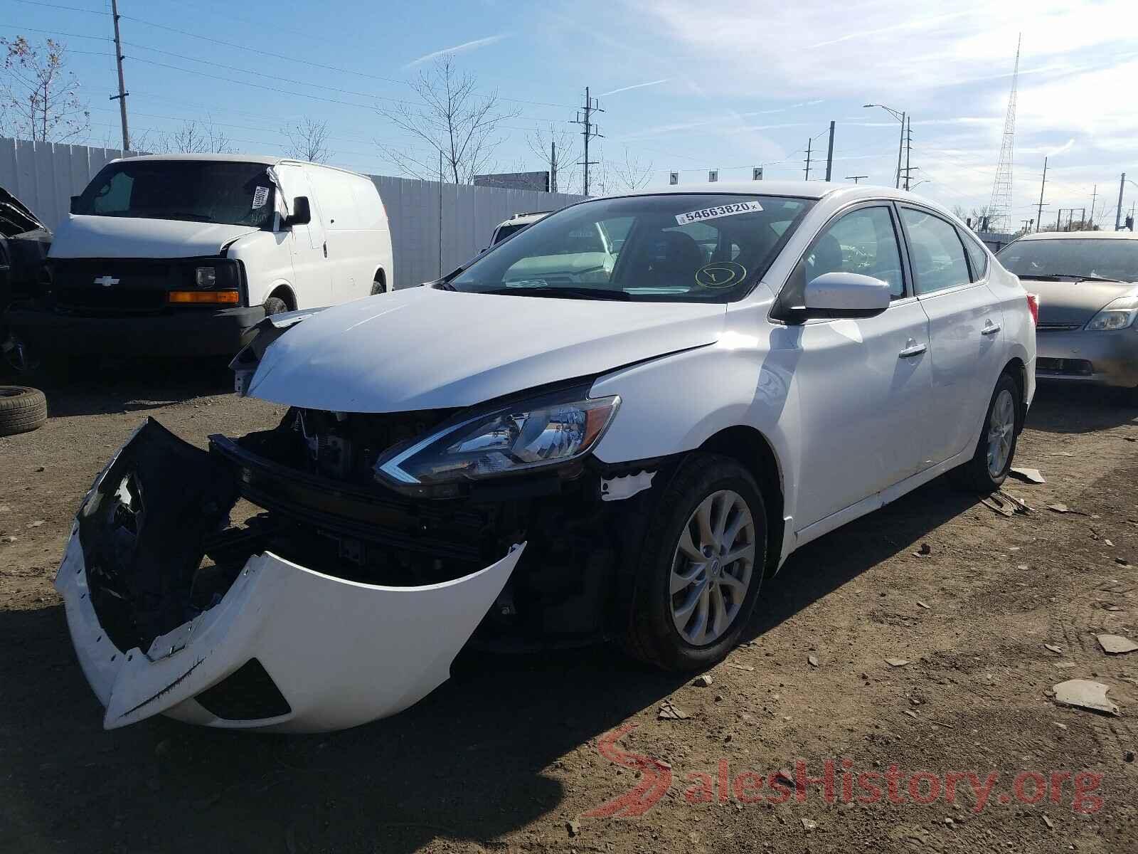 3N1AB7APXKY205887 2019 NISSAN SENTRA