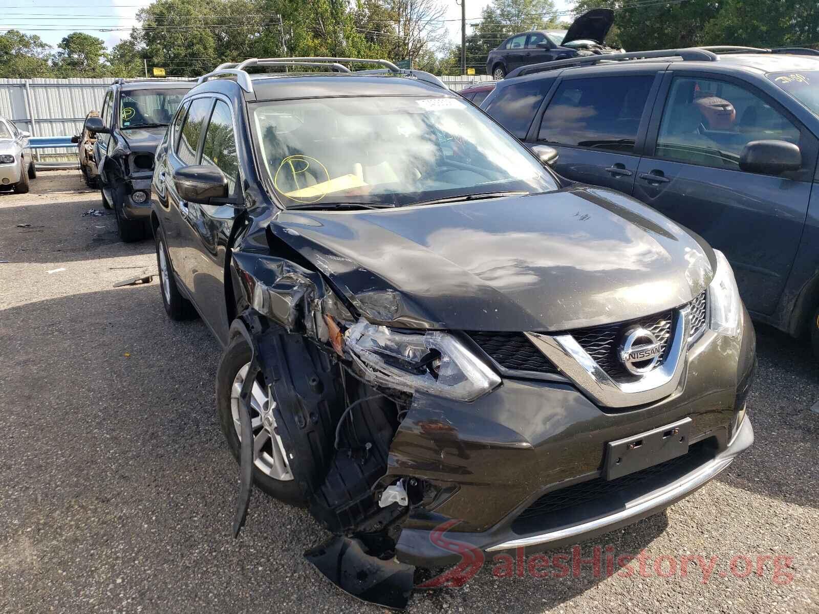 KNMAT2MT1GP682836 2016 NISSAN ROGUE