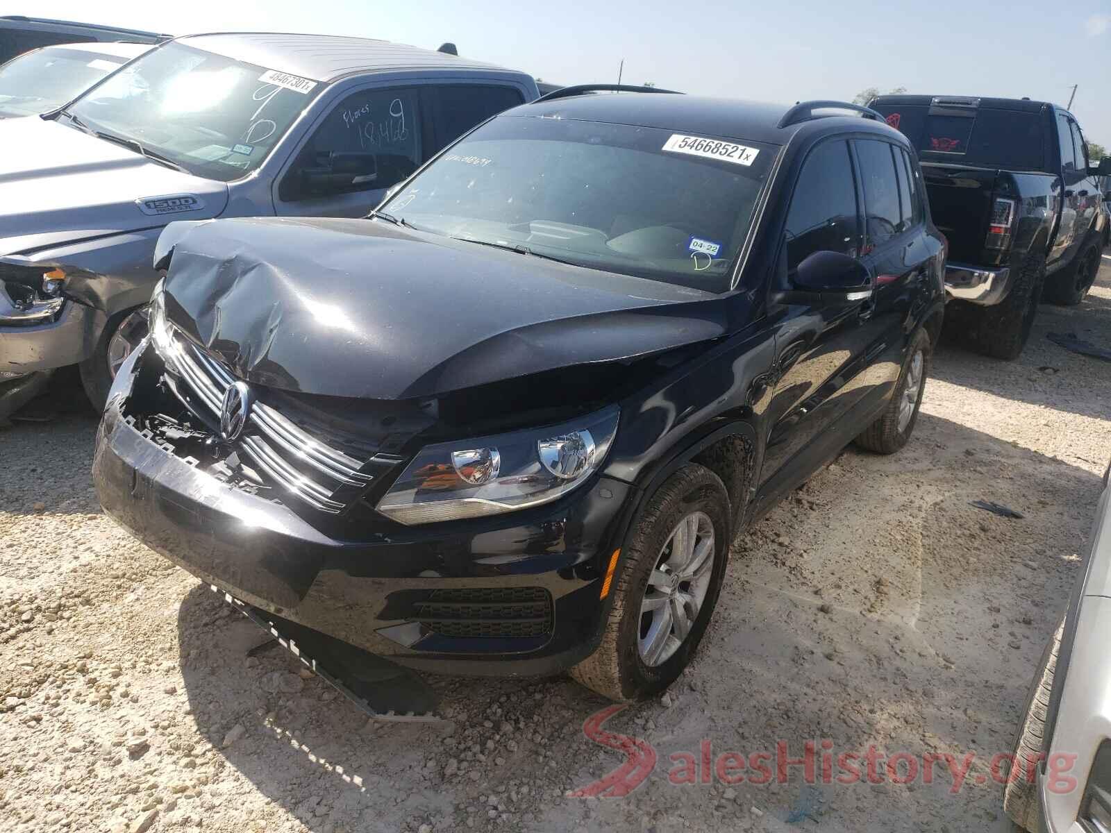 WVGAV7AX7HK018694 2017 VOLKSWAGEN TIGUAN