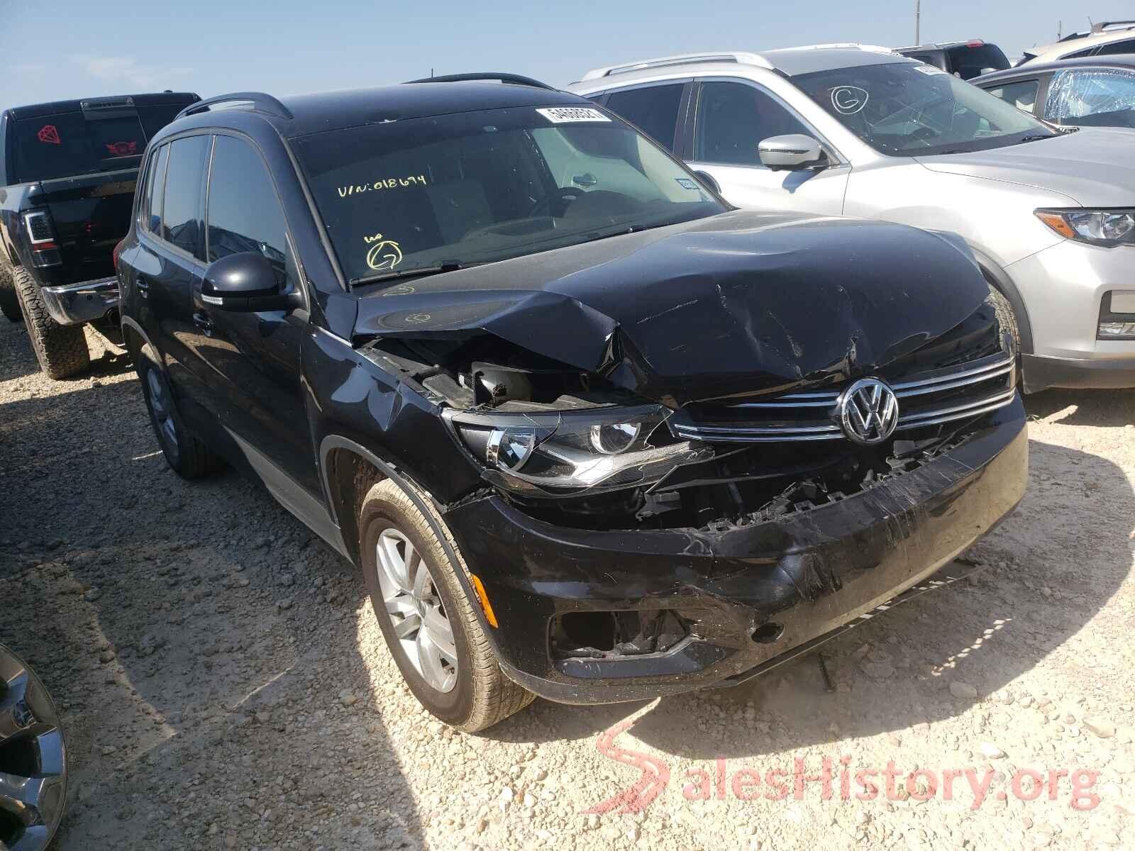 WVGAV7AX7HK018694 2017 VOLKSWAGEN TIGUAN