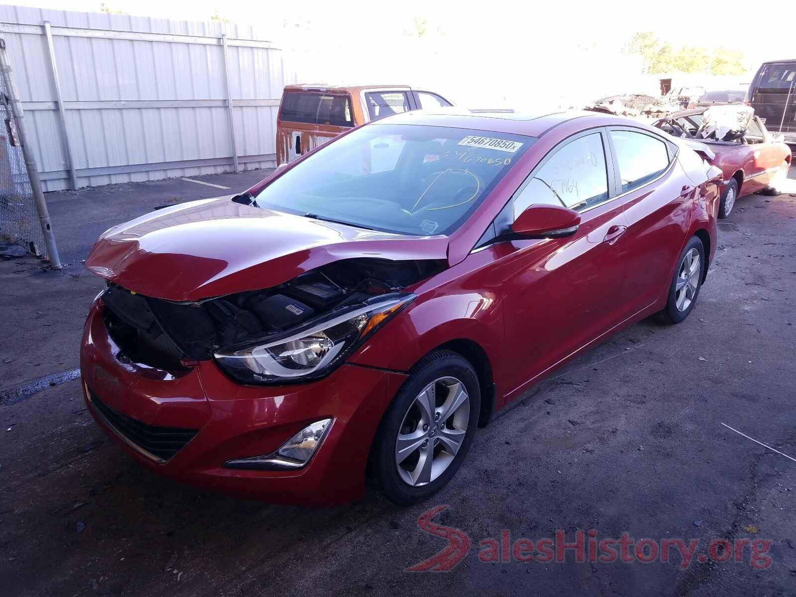 KMHDH4AE0GU489283 2016 HYUNDAI ELANTRA