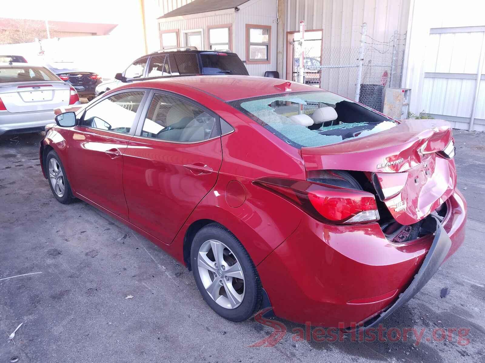 KMHDH4AE0GU489283 2016 HYUNDAI ELANTRA