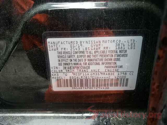 3N1AB7AP8KY294438 2019 NISSAN SENTRA