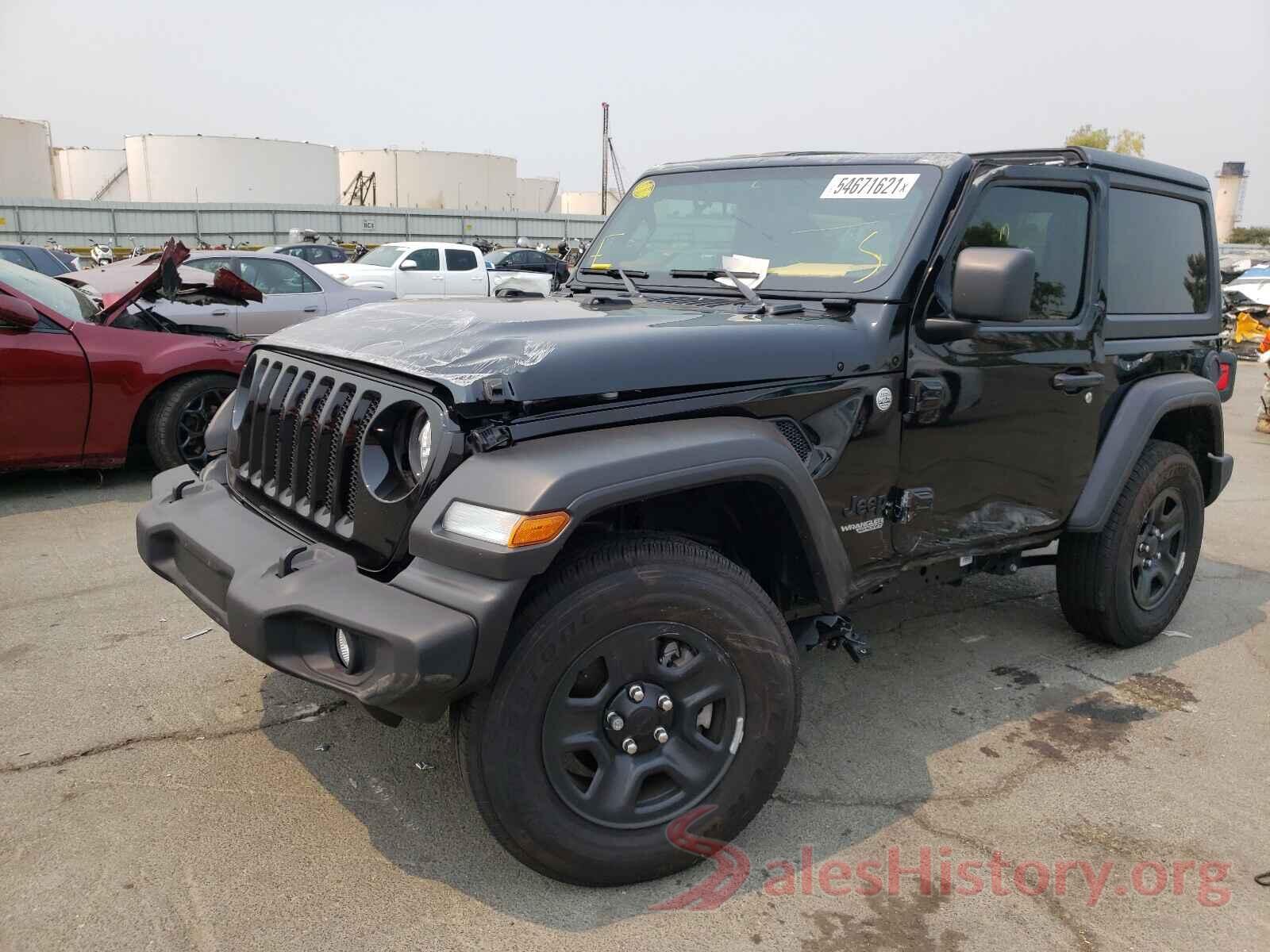 1C4GJXAN8MW651622 2021 JEEP WRANGLER