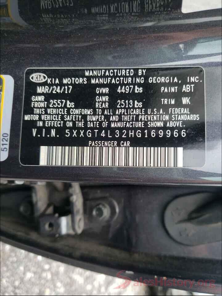 5XXGT4L32HG169966 2017 KIA OPTIMA