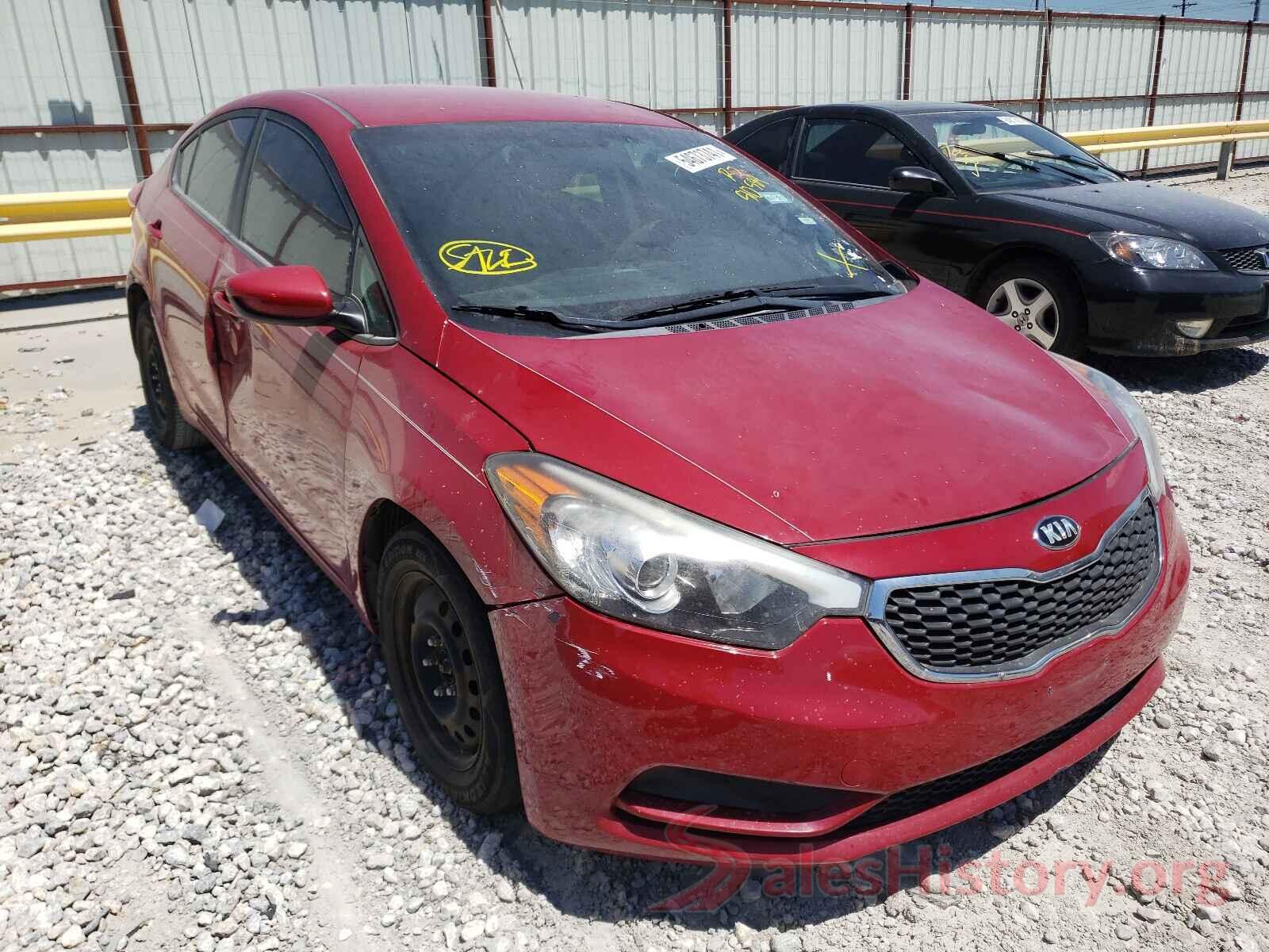 KNAFK4A61G5510589 2016 KIA FORTE