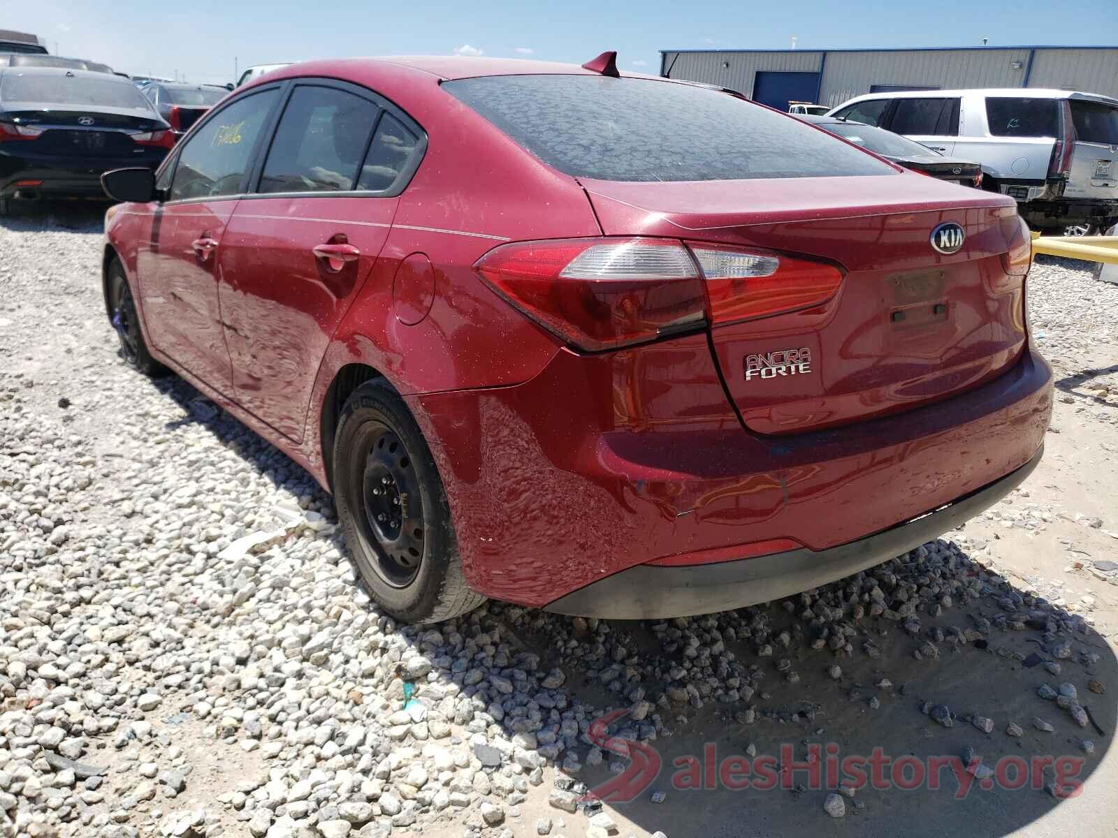 KNAFK4A61G5510589 2016 KIA FORTE