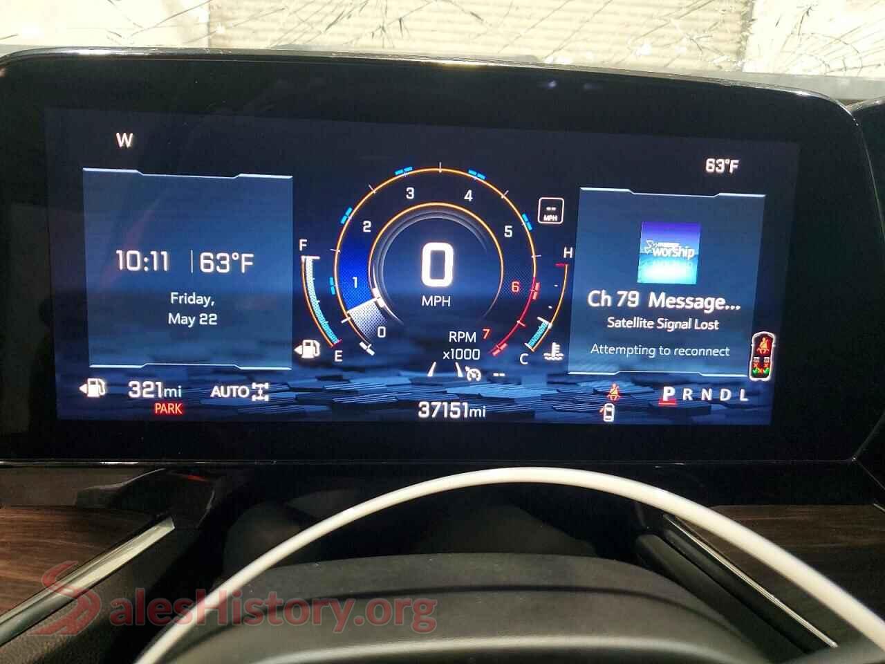 2025 CHEVROLET TAHOE VIN 1GNS6SRD8SR220937, interior center console