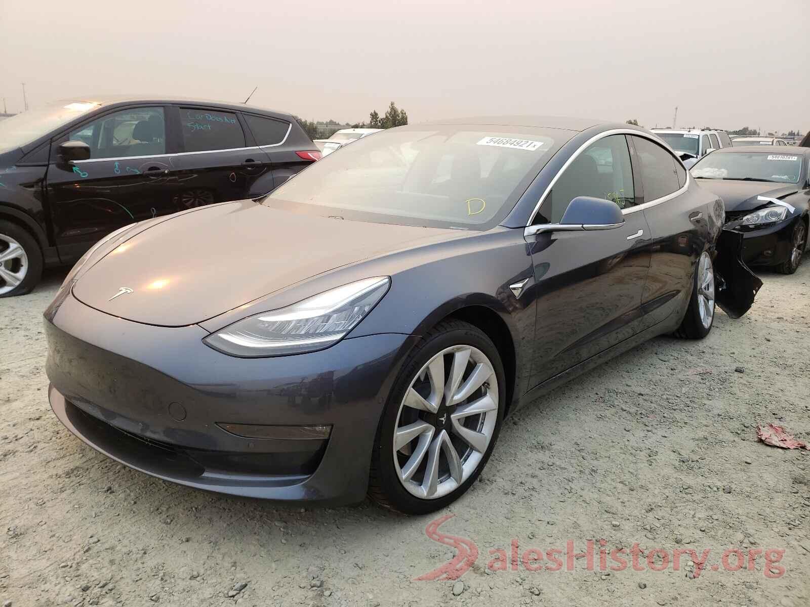 5YJ3E1EB9KF433786 2019 TESLA MODEL 3