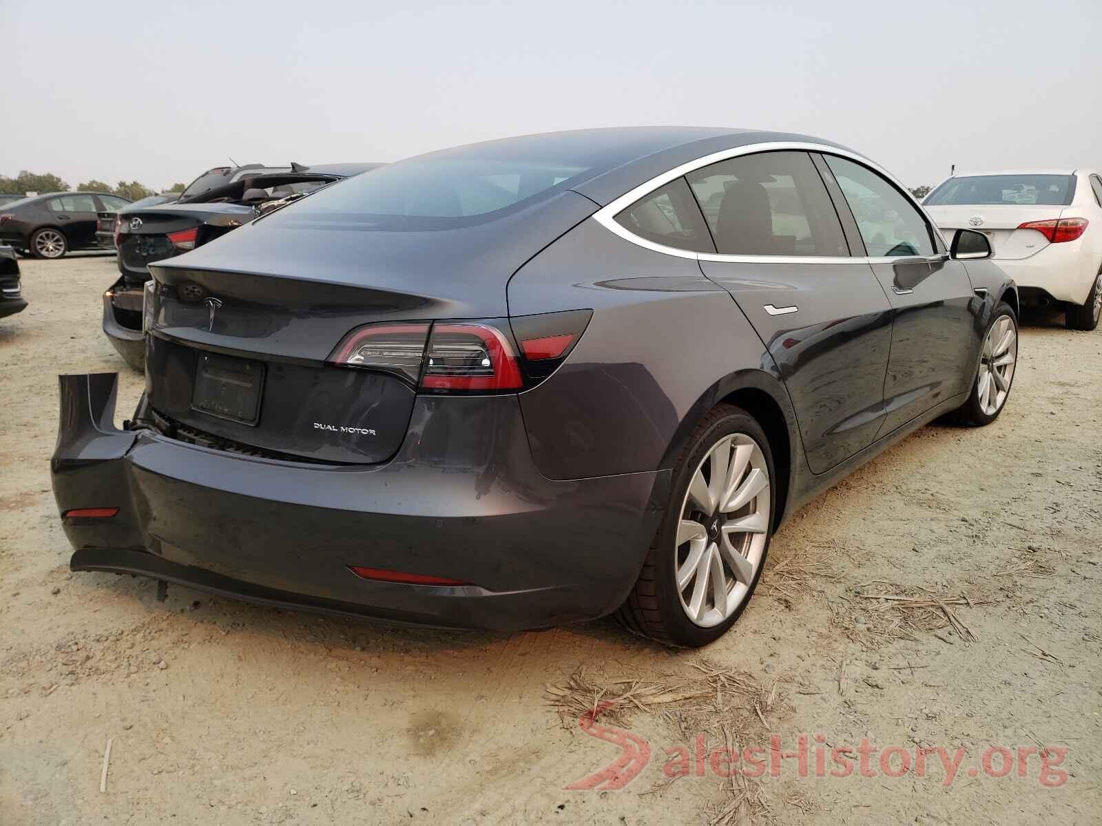 5YJ3E1EB9KF433786 2019 TESLA MODEL 3