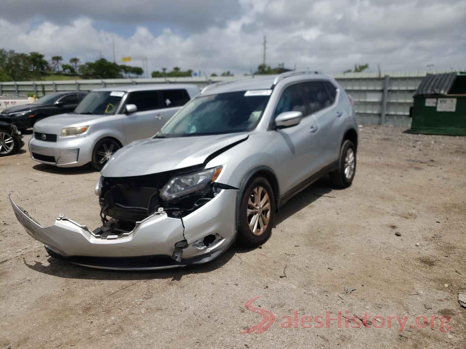 KNMAT2MT3GP666458 2016 NISSAN ROGUE