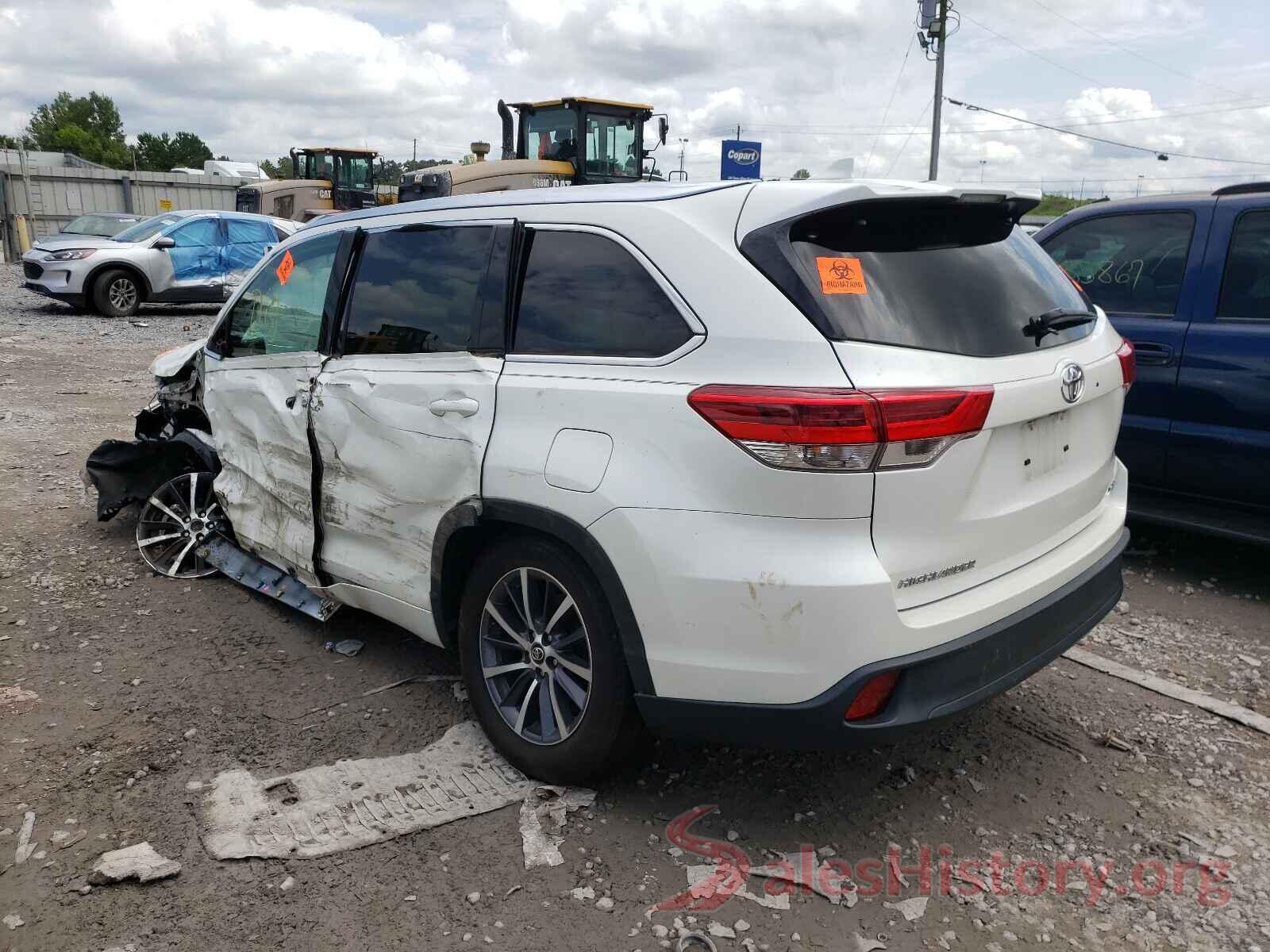 5TDKZRFH4HS526074 2017 TOYOTA HIGHLANDER