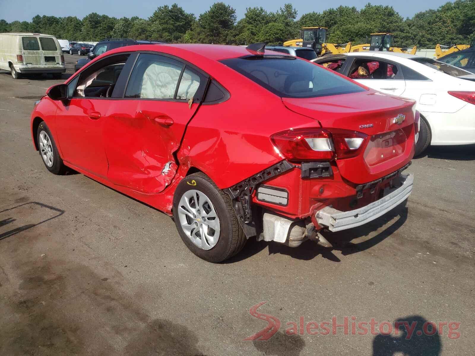 1G1BJ5SMXK7102170 2019 CHEVROLET CRUZE