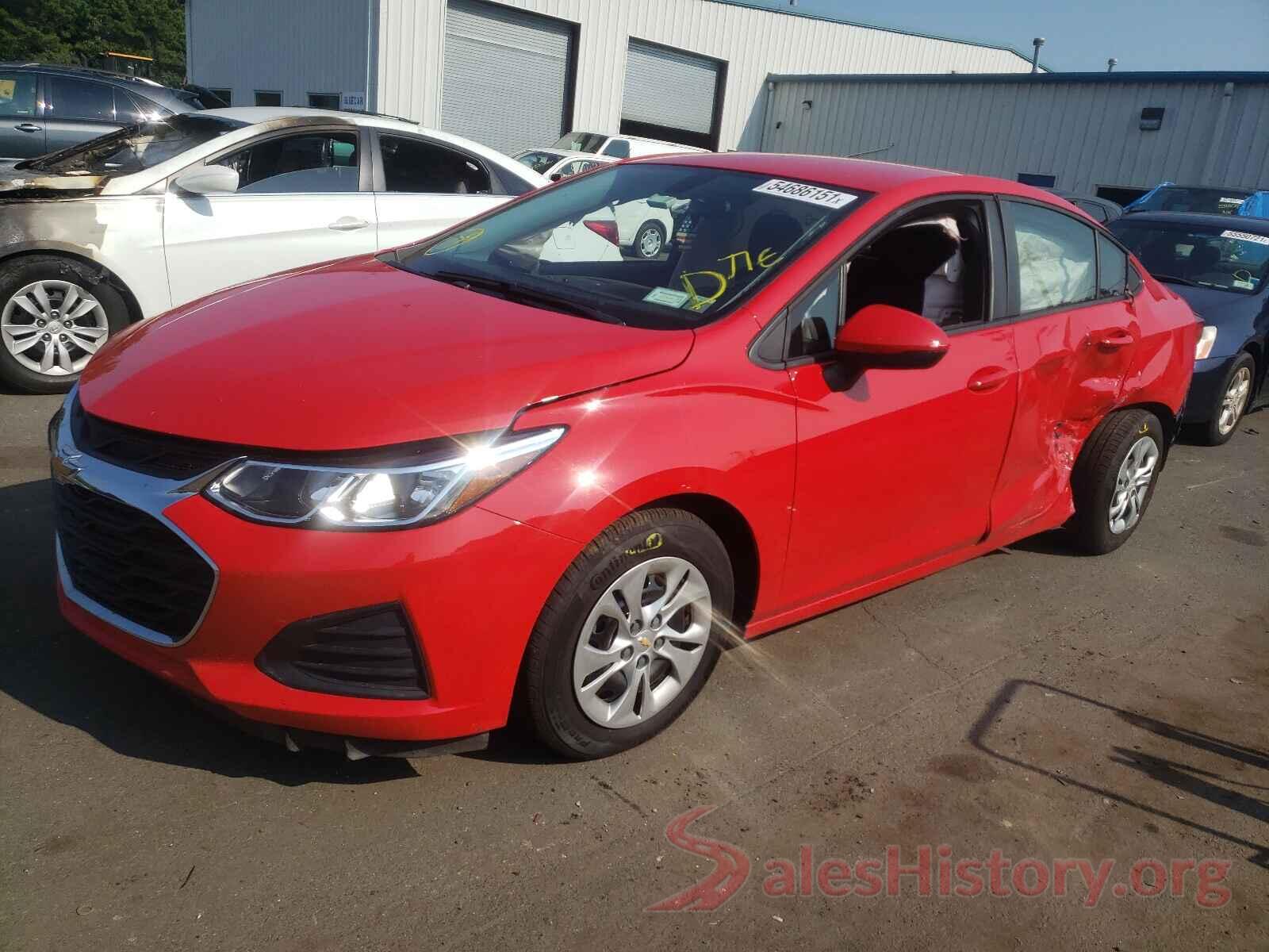 1G1BJ5SMXK7102170 2019 CHEVROLET CRUZE