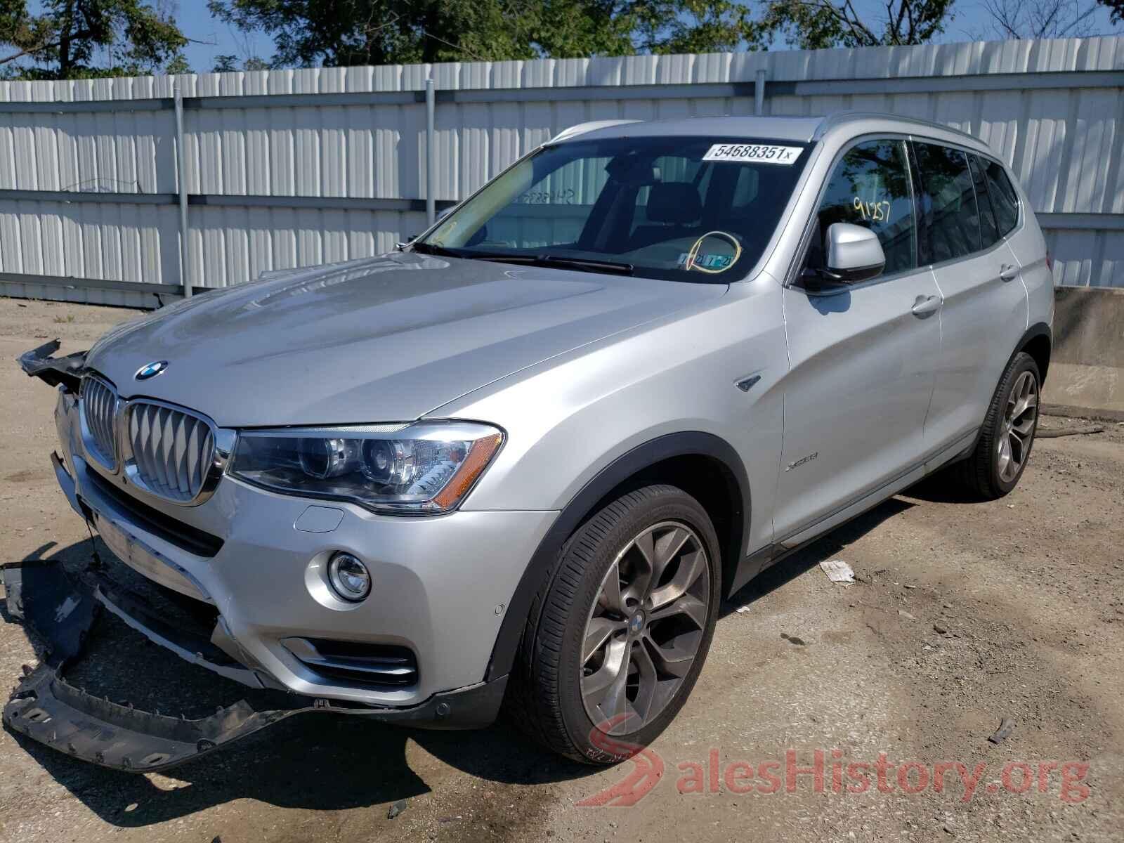 5UXWX9C55G0D65321 2016 BMW X3