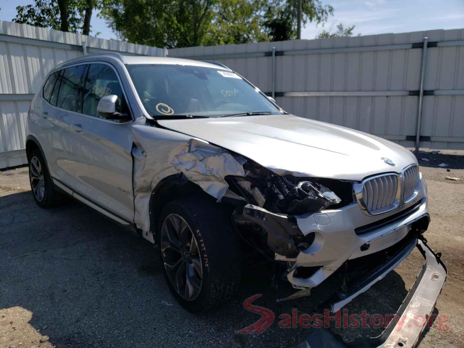 5UXWX9C55G0D65321 2016 BMW X3