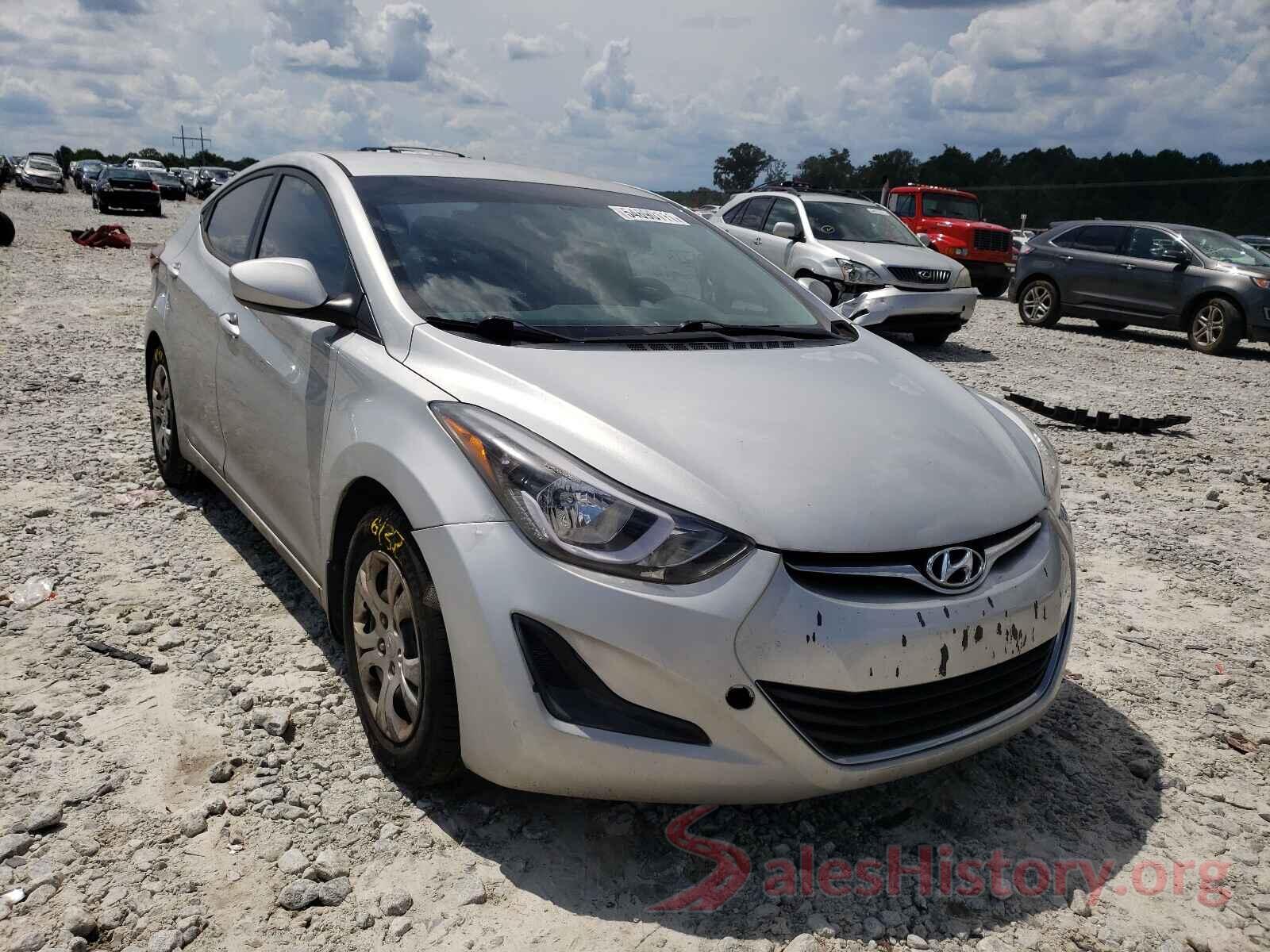 KMHDH4AE6GU483682 2016 HYUNDAI ELANTRA