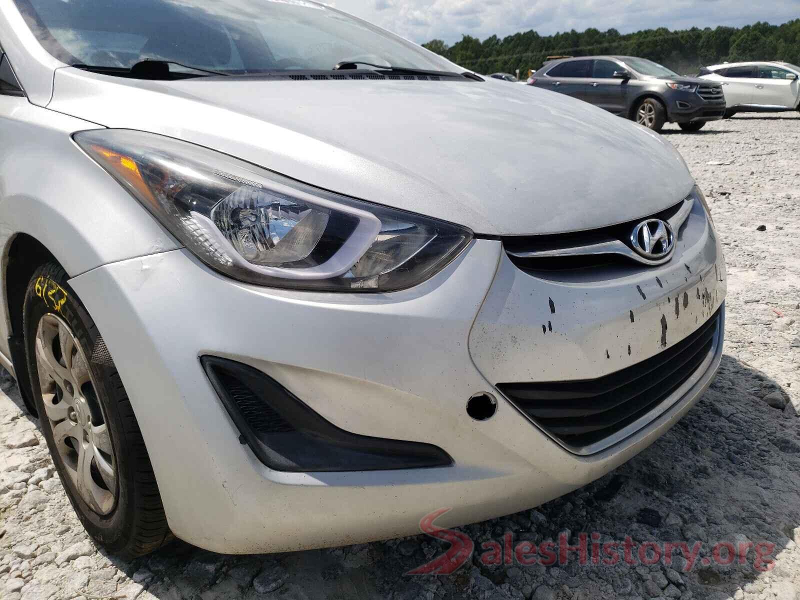 KMHDH4AE6GU483682 2016 HYUNDAI ELANTRA