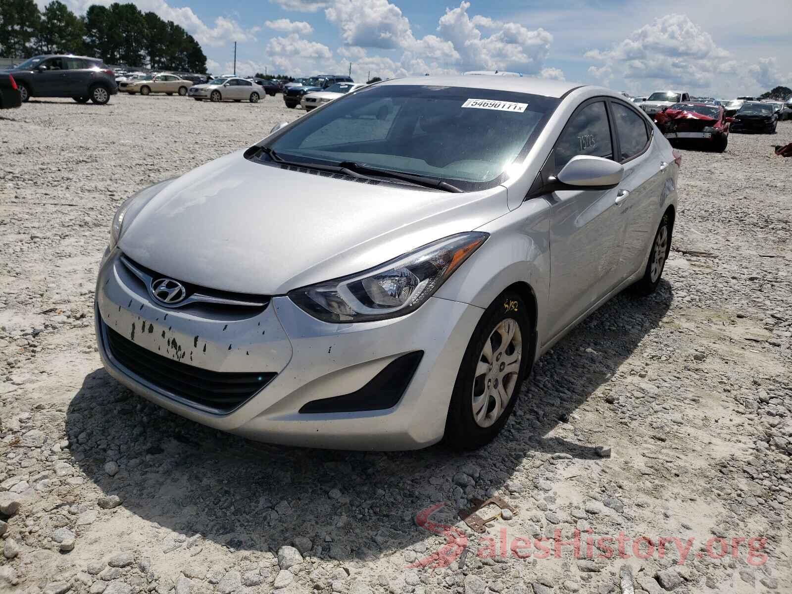 KMHDH4AE6GU483682 2016 HYUNDAI ELANTRA