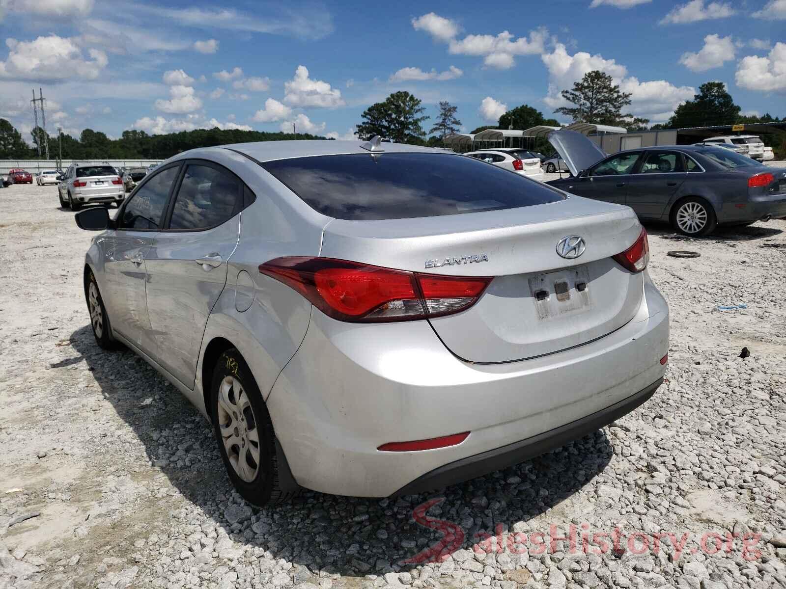 KMHDH4AE6GU483682 2016 HYUNDAI ELANTRA