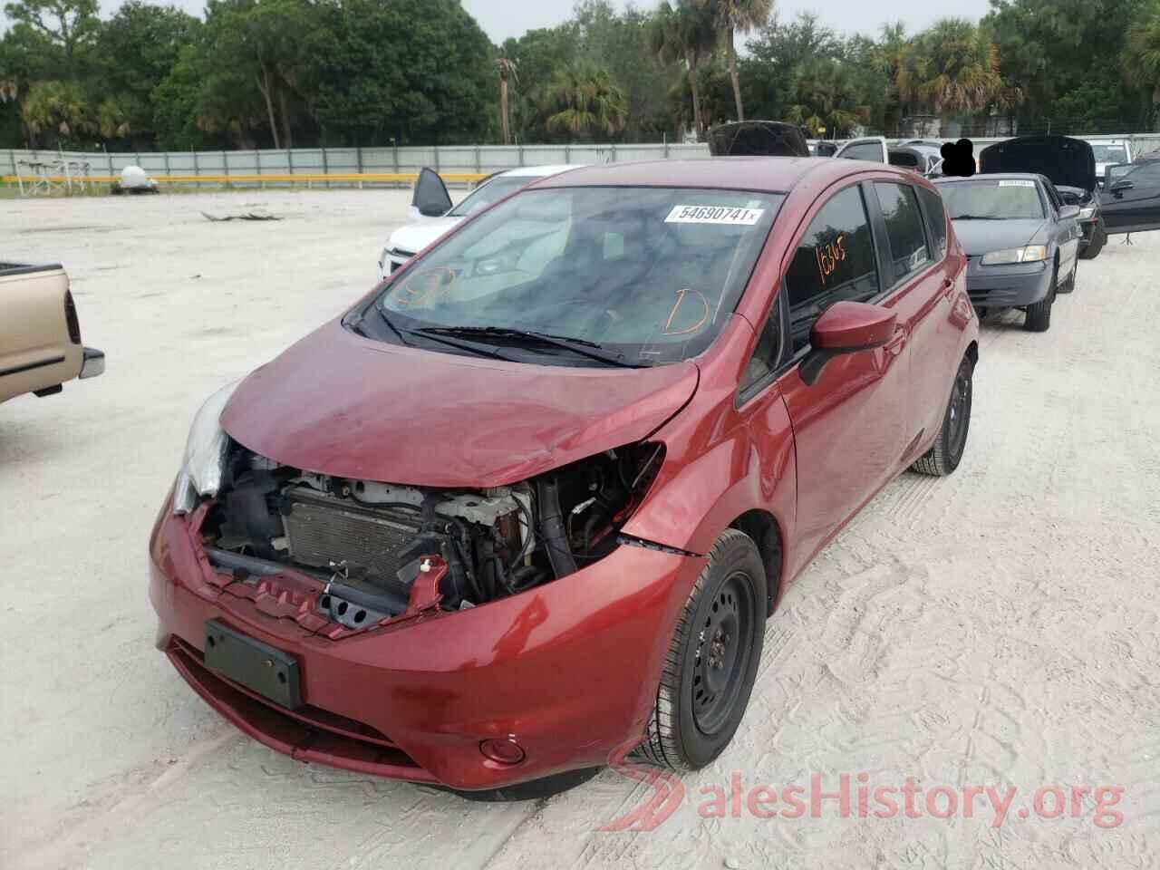 3N1CE2CP7GL371465 2016 NISSAN VERSA