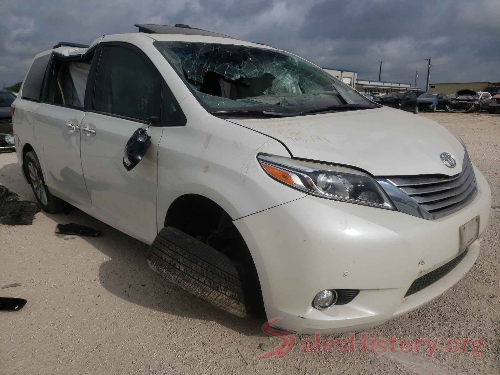 5TDYK3DC1GS705741 2016 TOYOTA SIENNA