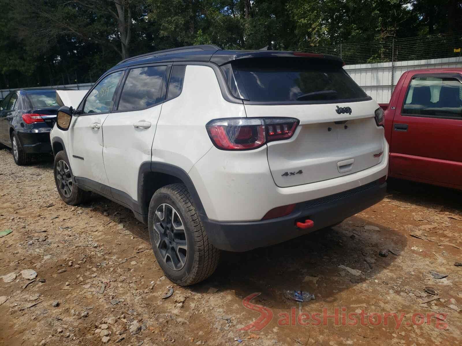 3C4NJDDB2LT202867 2020 JEEP COMPASS