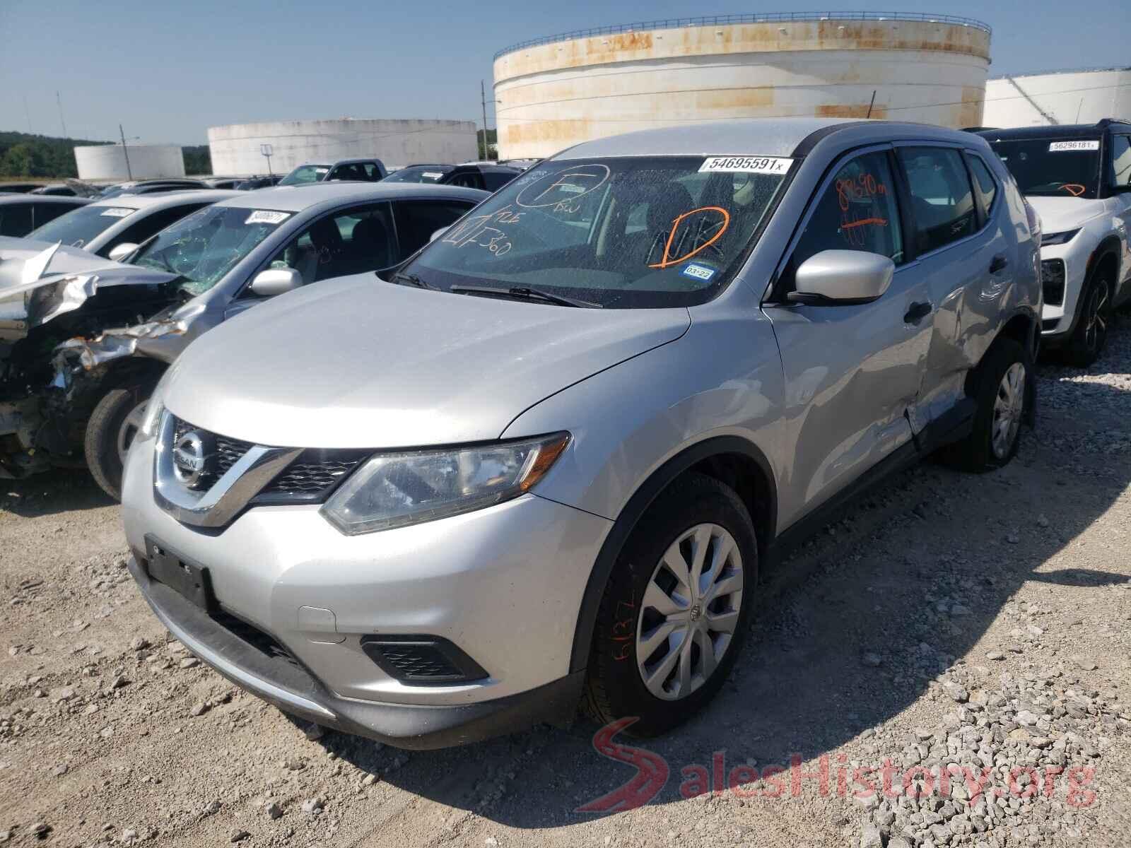 5N1AT2MT6GC783227 2016 NISSAN ROGUE