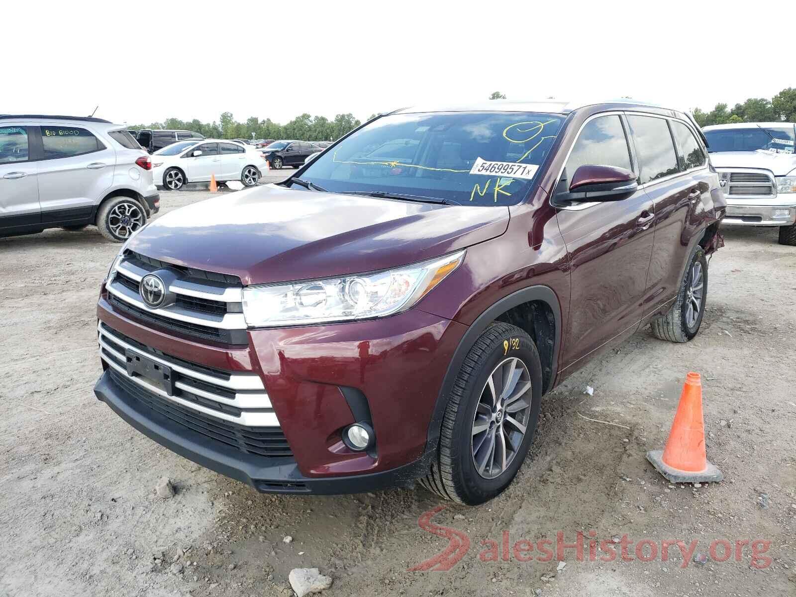 5TDKZRFH2JS259975 2018 TOYOTA HIGHLANDER