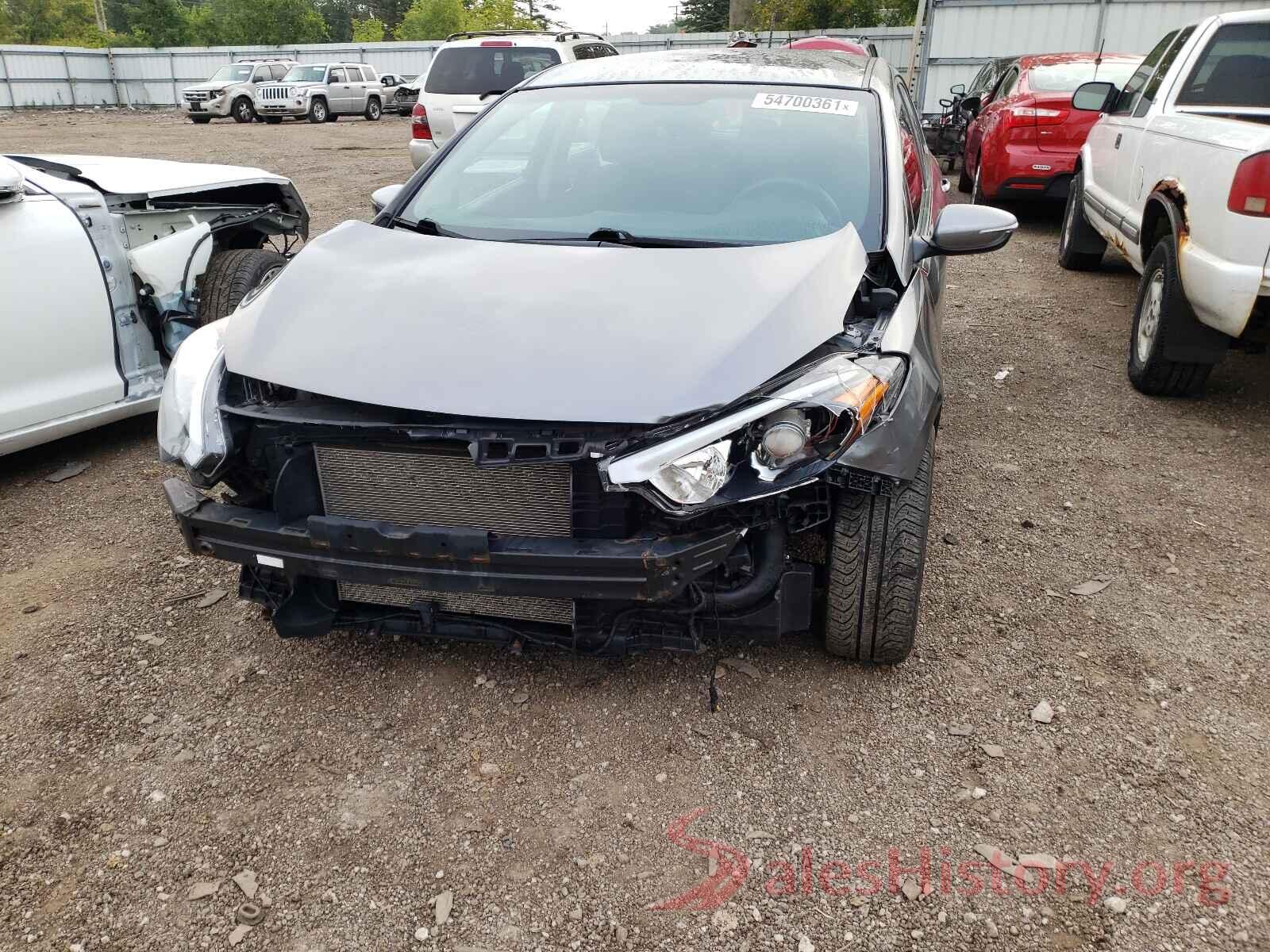 KNAFK5A86G5588633 2016 KIA FORTE