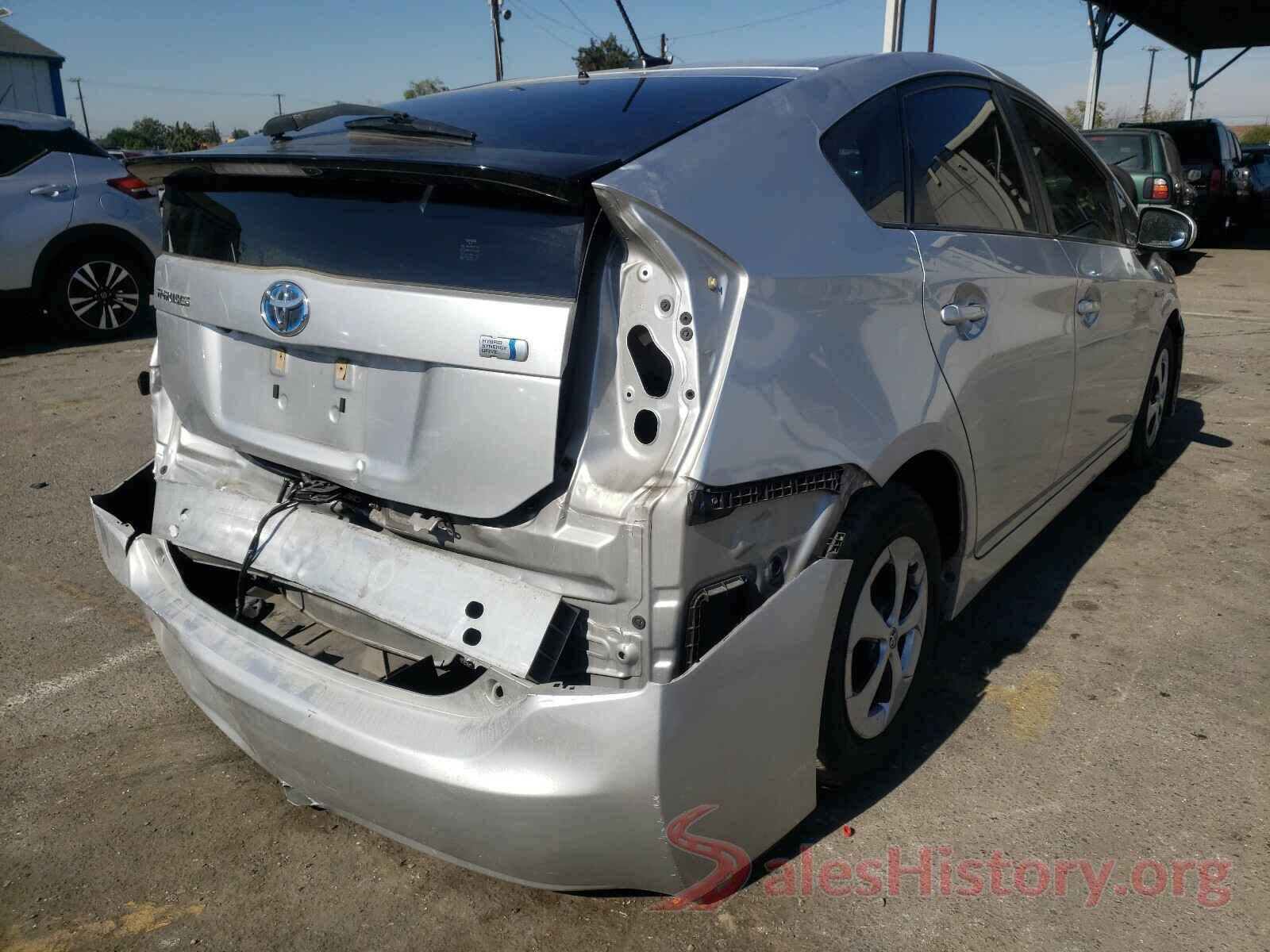 JTDKN3DU7E1740316 2014 TOYOTA PRIUS