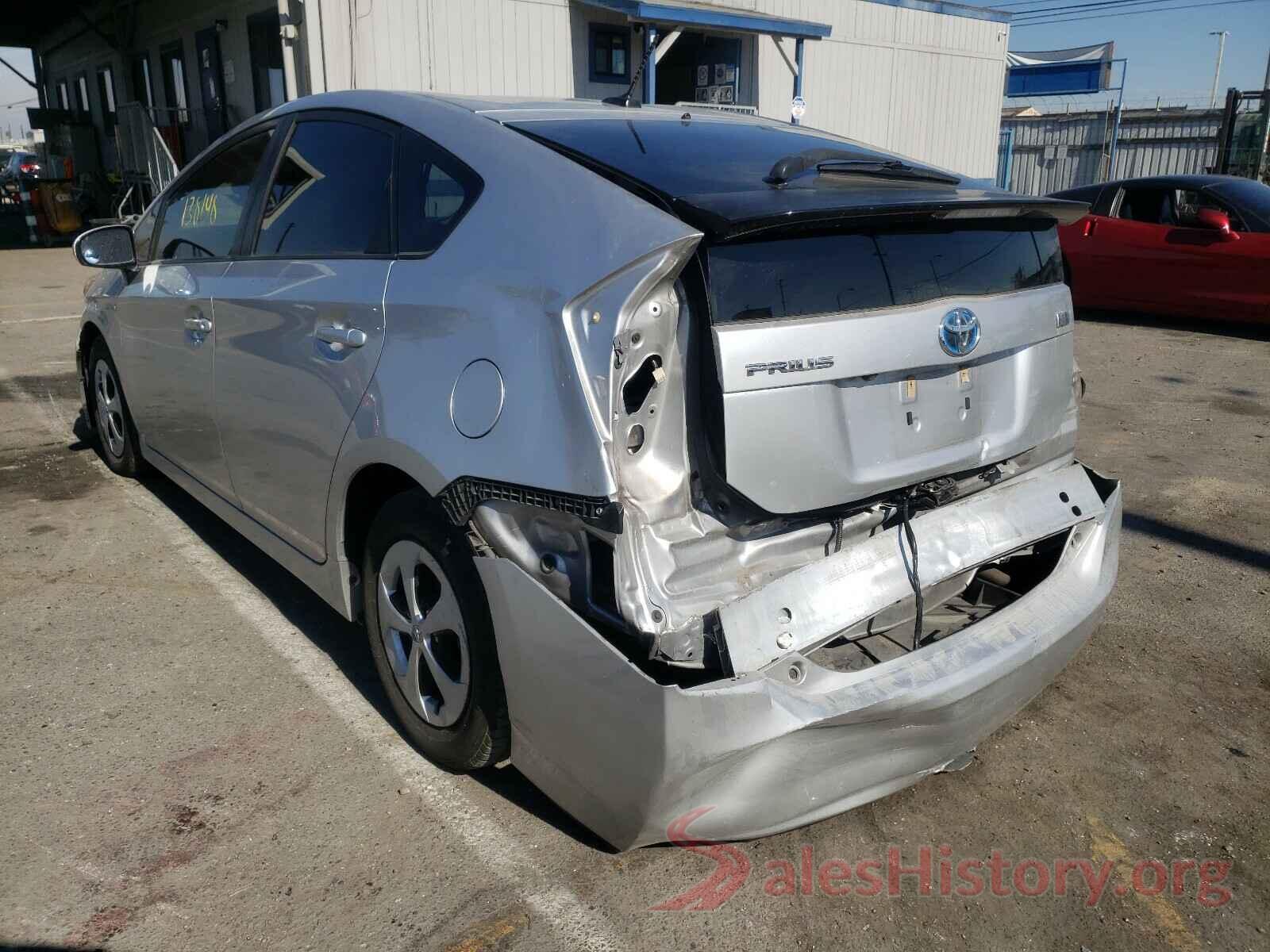 JTDKN3DU7E1740316 2014 TOYOTA PRIUS