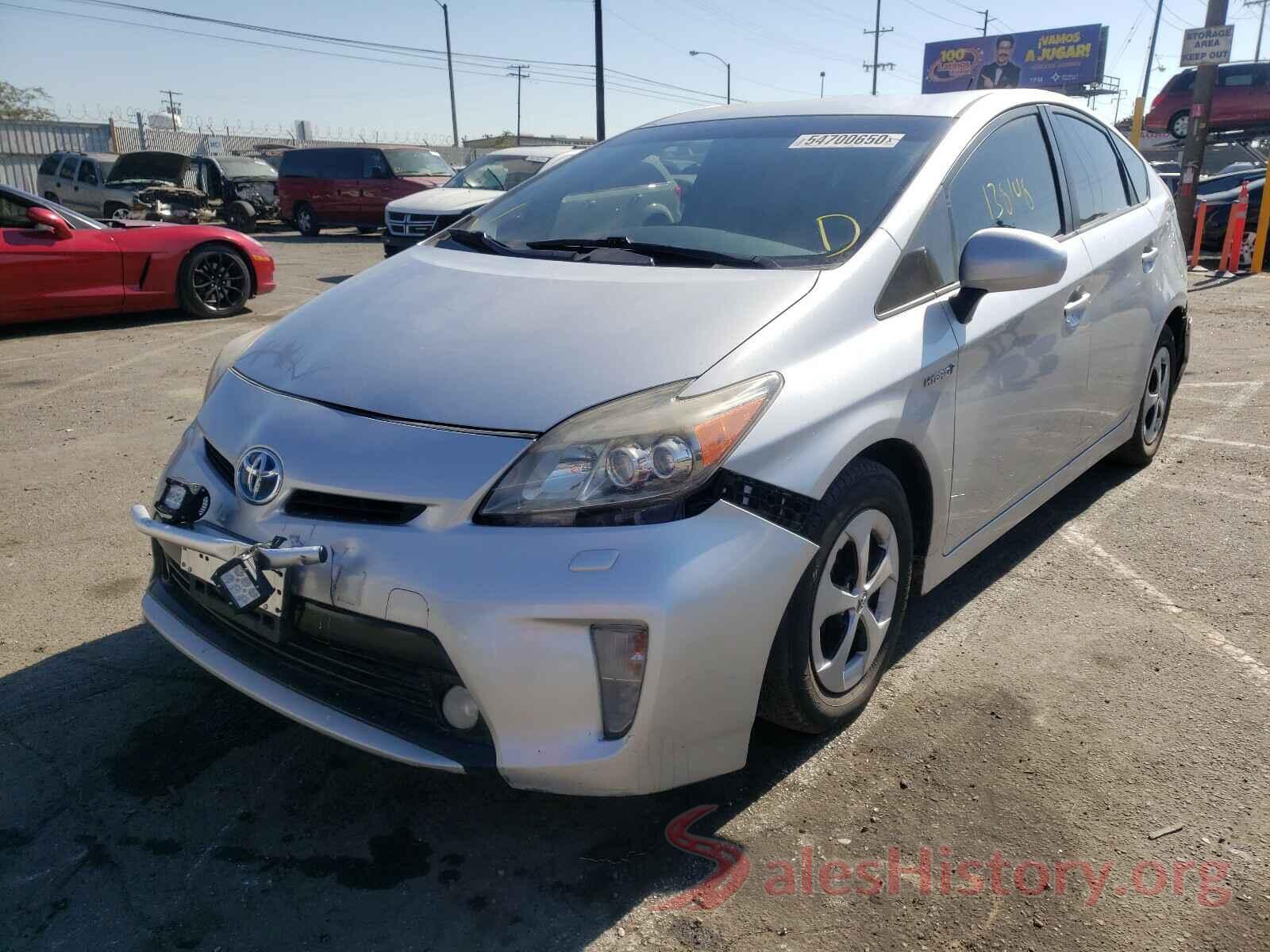 JTDKN3DU7E1740316 2014 TOYOTA PRIUS