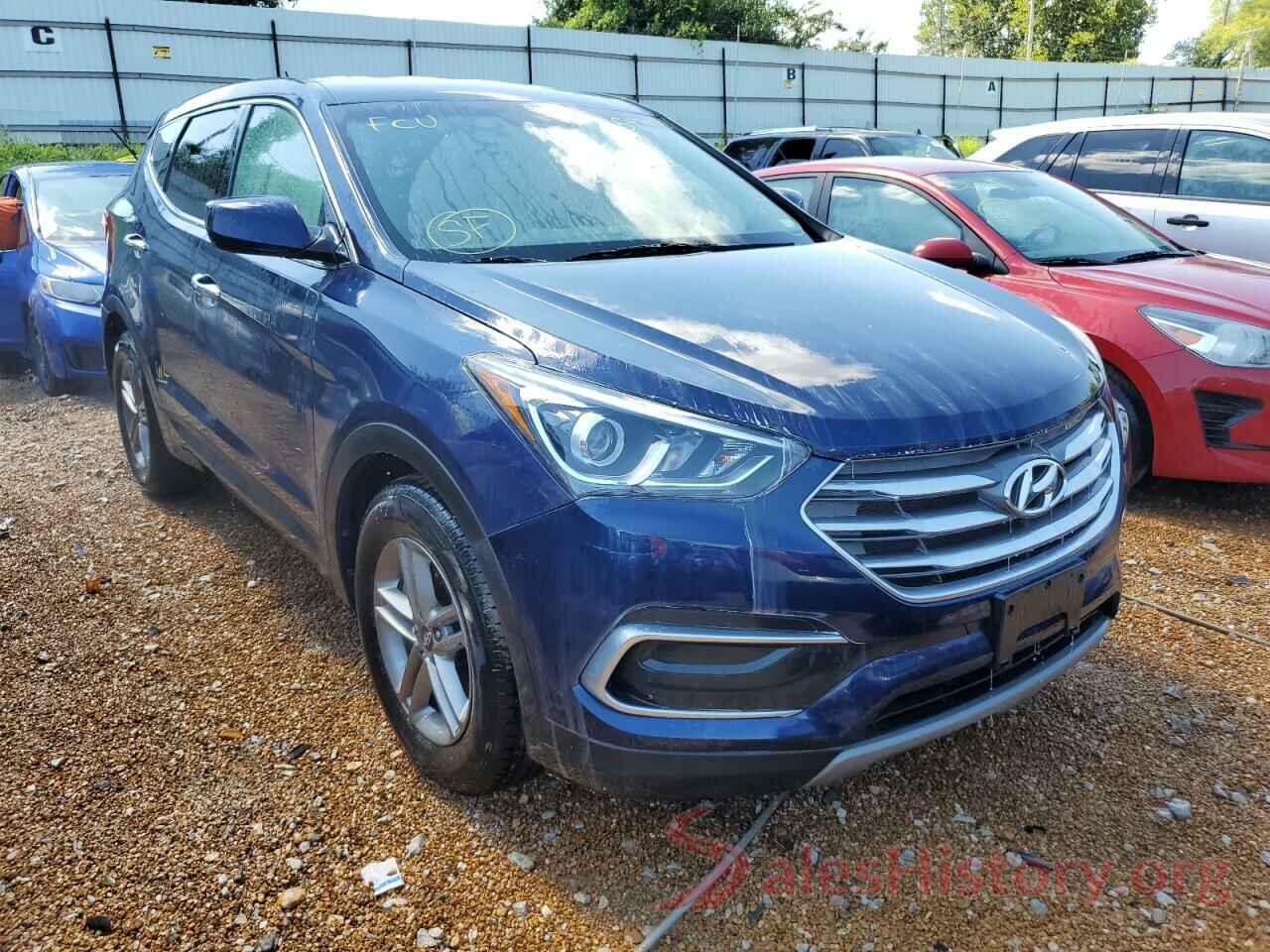 5XYZTDLBXJG550904 2018 HYUNDAI SANTA FE