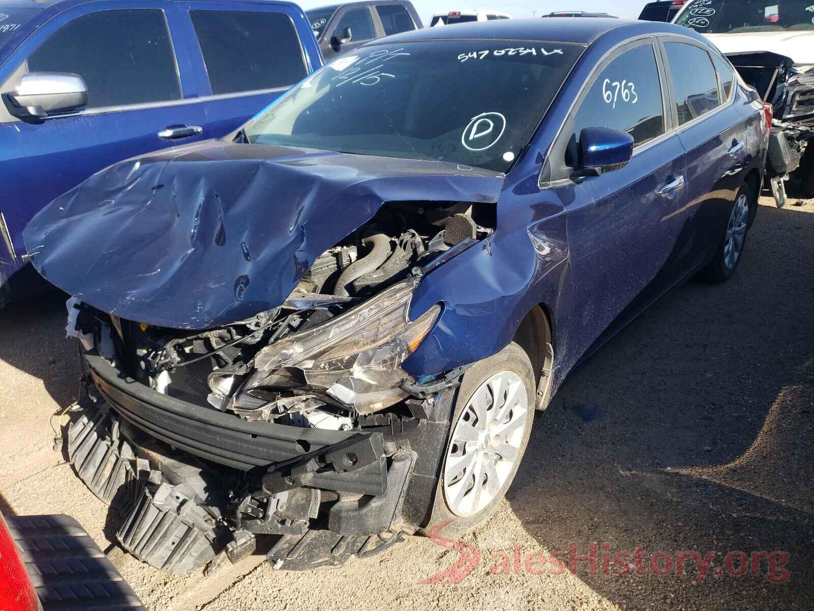 3N1AB7APXKY417351 2019 NISSAN SENTRA