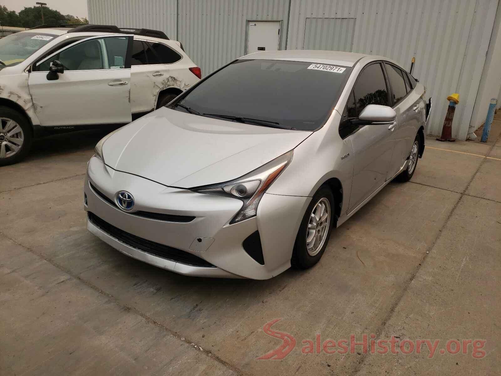 JTDKARFU7G3019139 2016 TOYOTA PRIUS