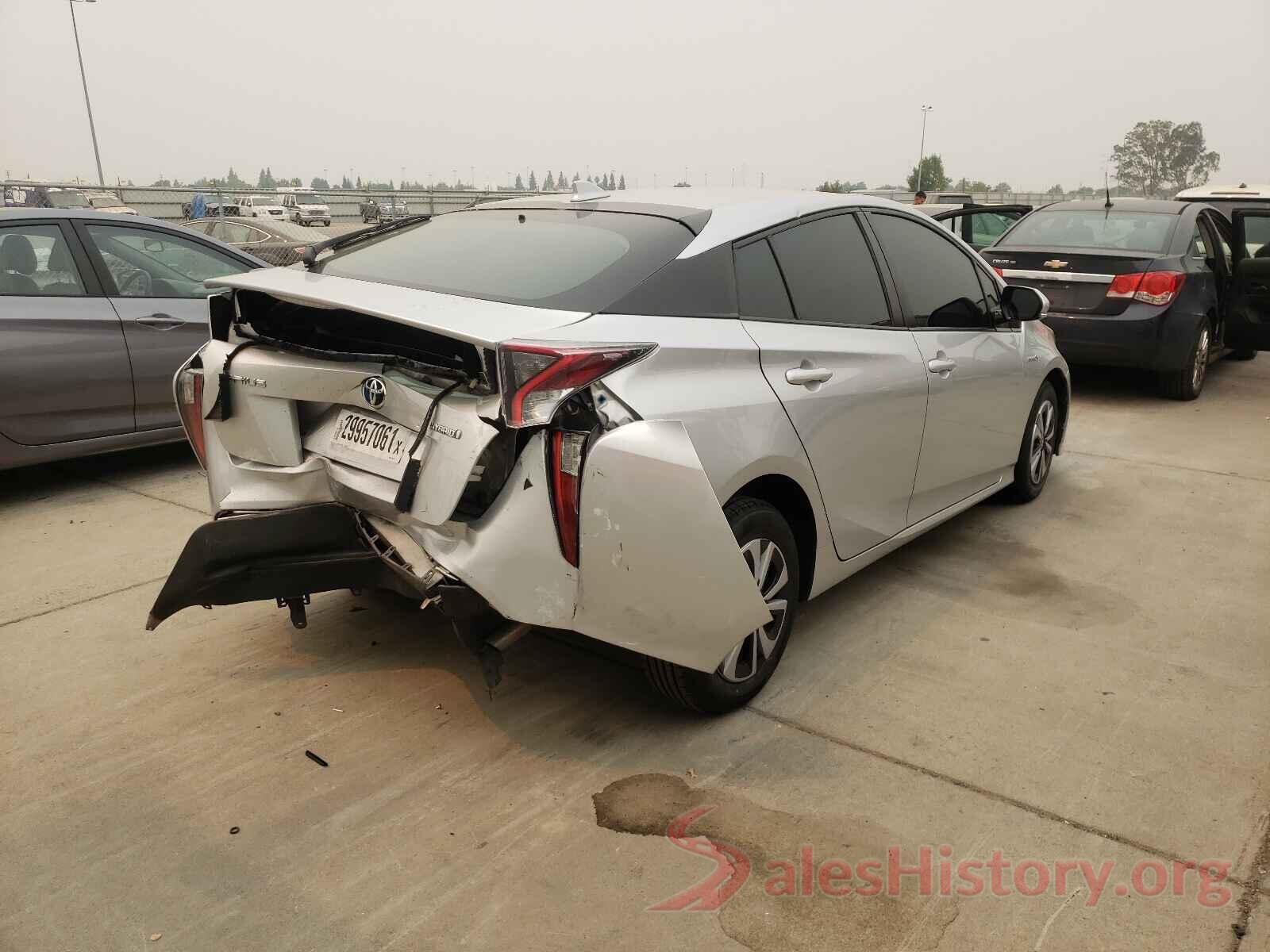 JTDKARFU7G3019139 2016 TOYOTA PRIUS