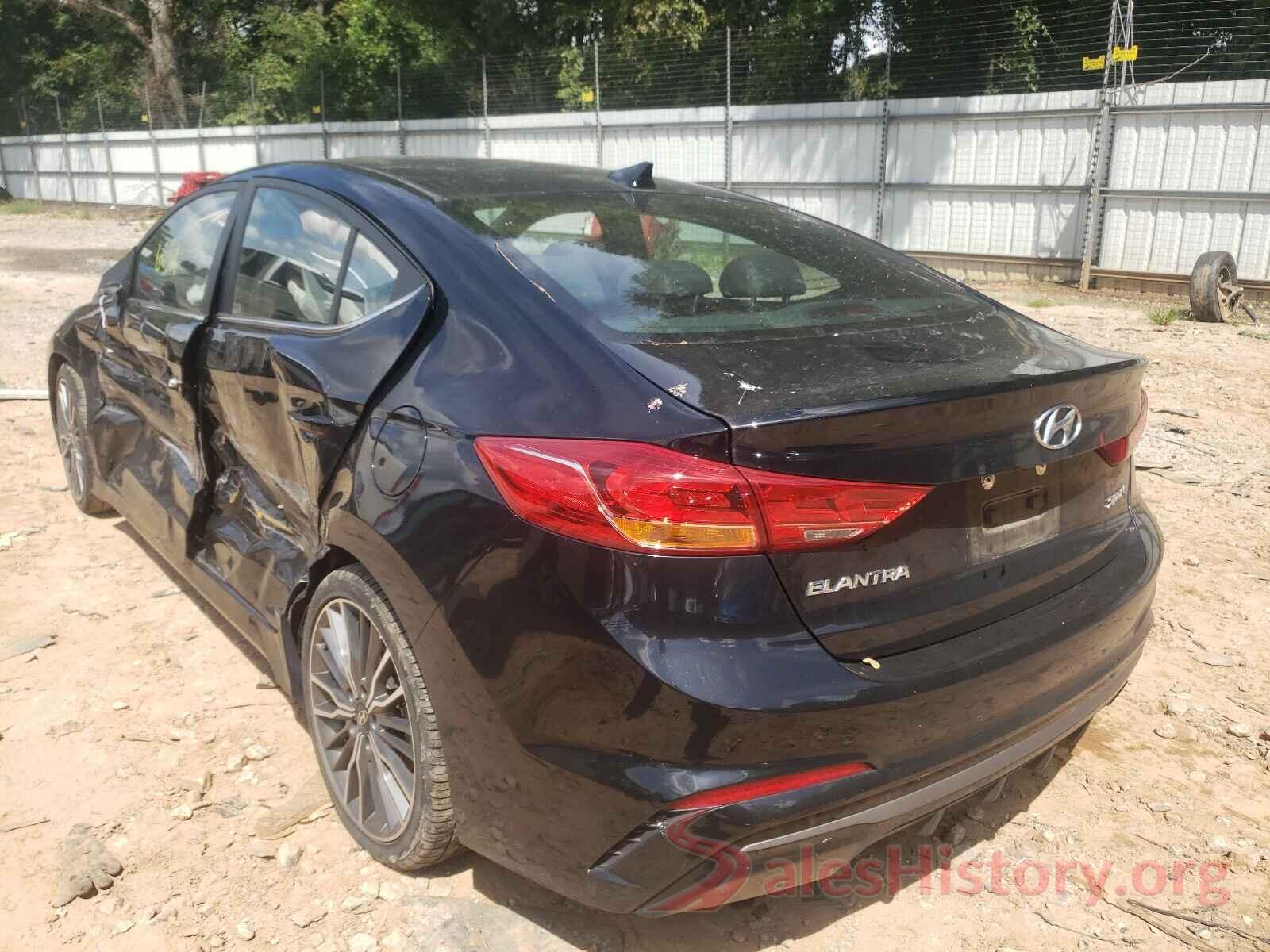 KMHD04LB9JU530527 2018 HYUNDAI ELANTRA