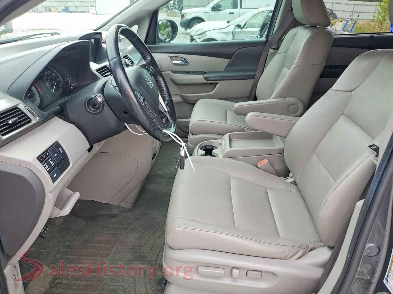 2017 HONDA ODYSSEY VIN 5FNRL5H62HB018419, engine bay