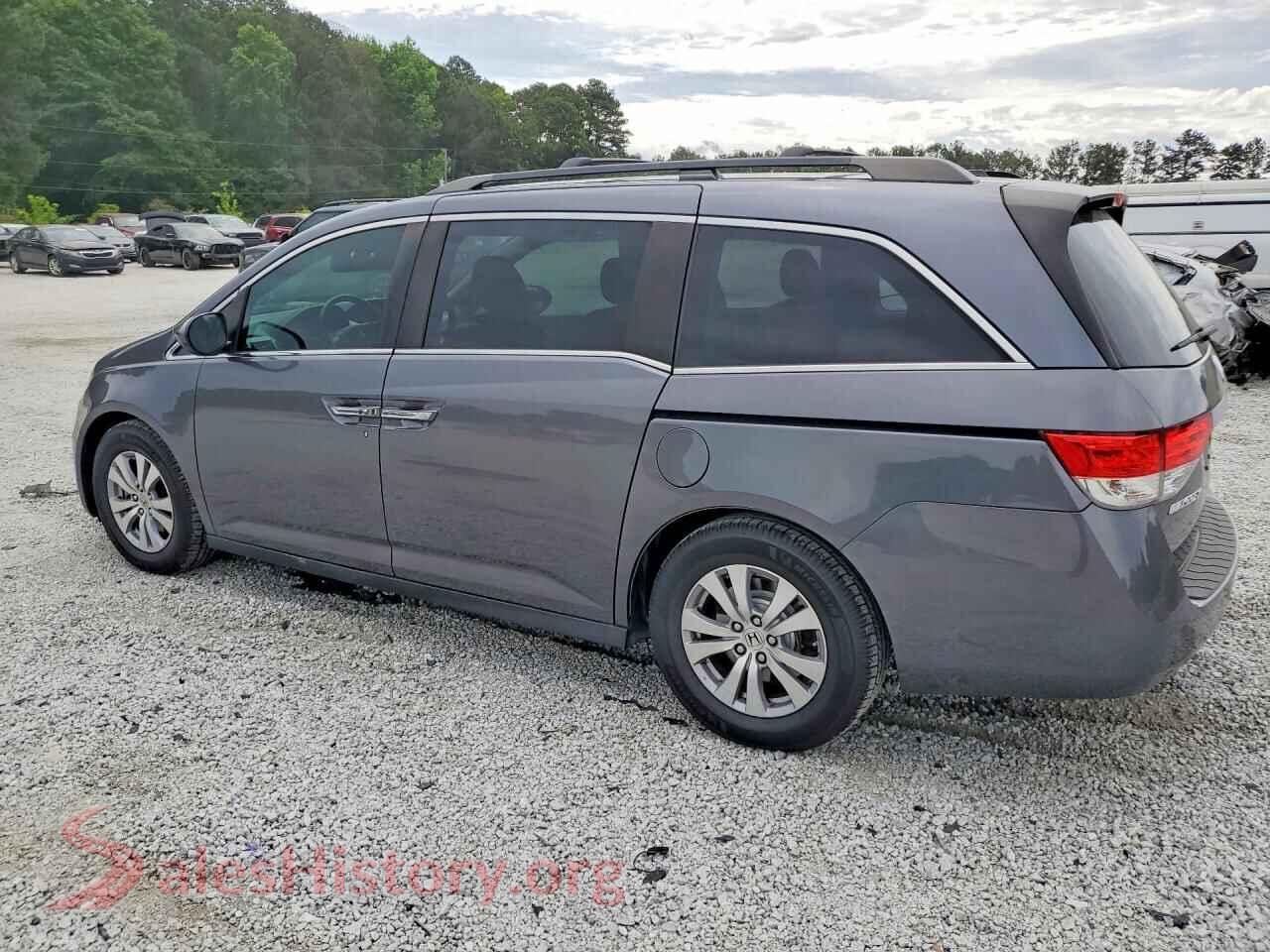2017 HONDA ODYSSEY VIN 5FNRL5H62HB018419, front view