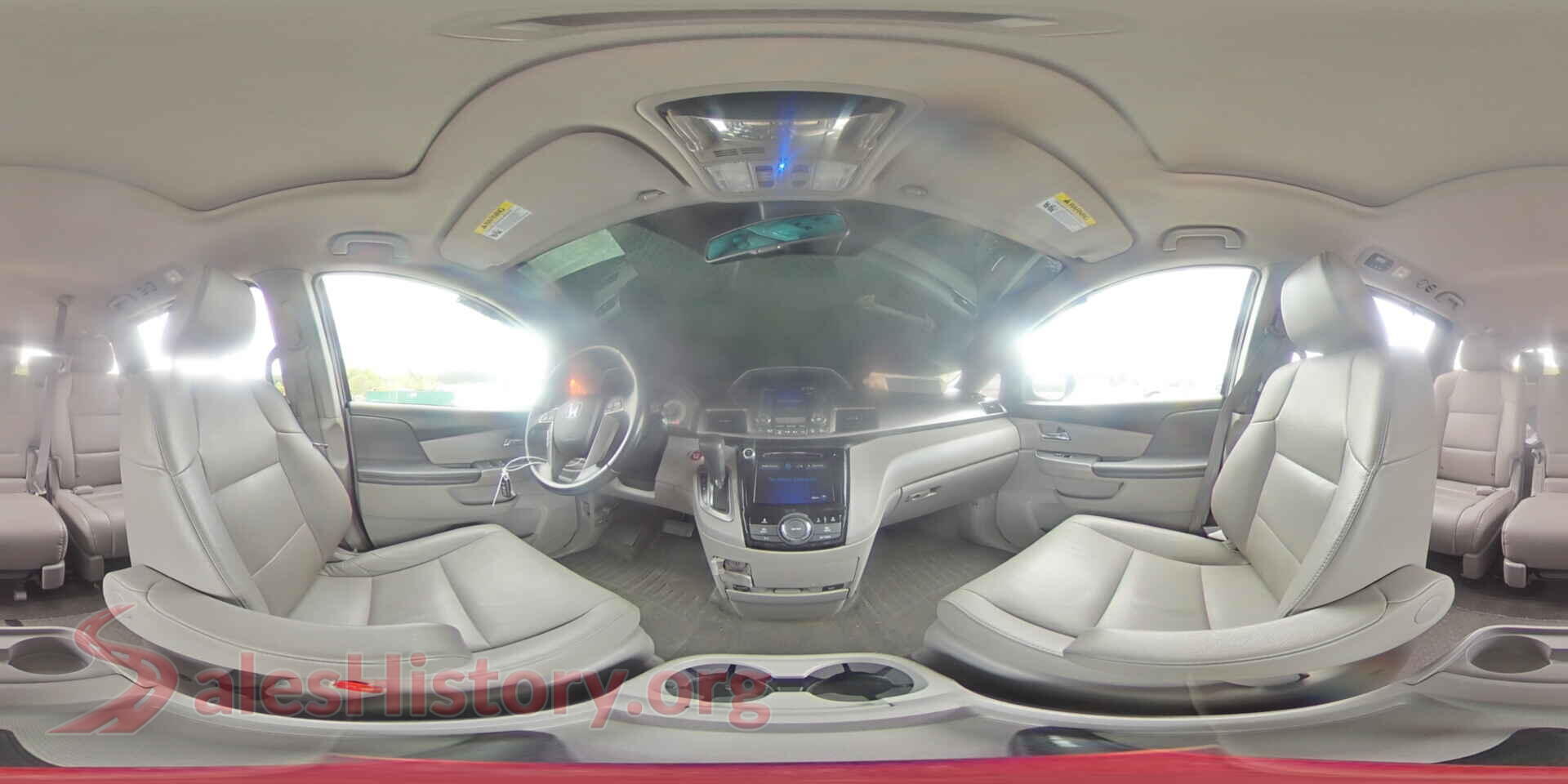 2017 HONDA ODYSSEY VIN 5FNRL5H62HB018419, auction photo 15
