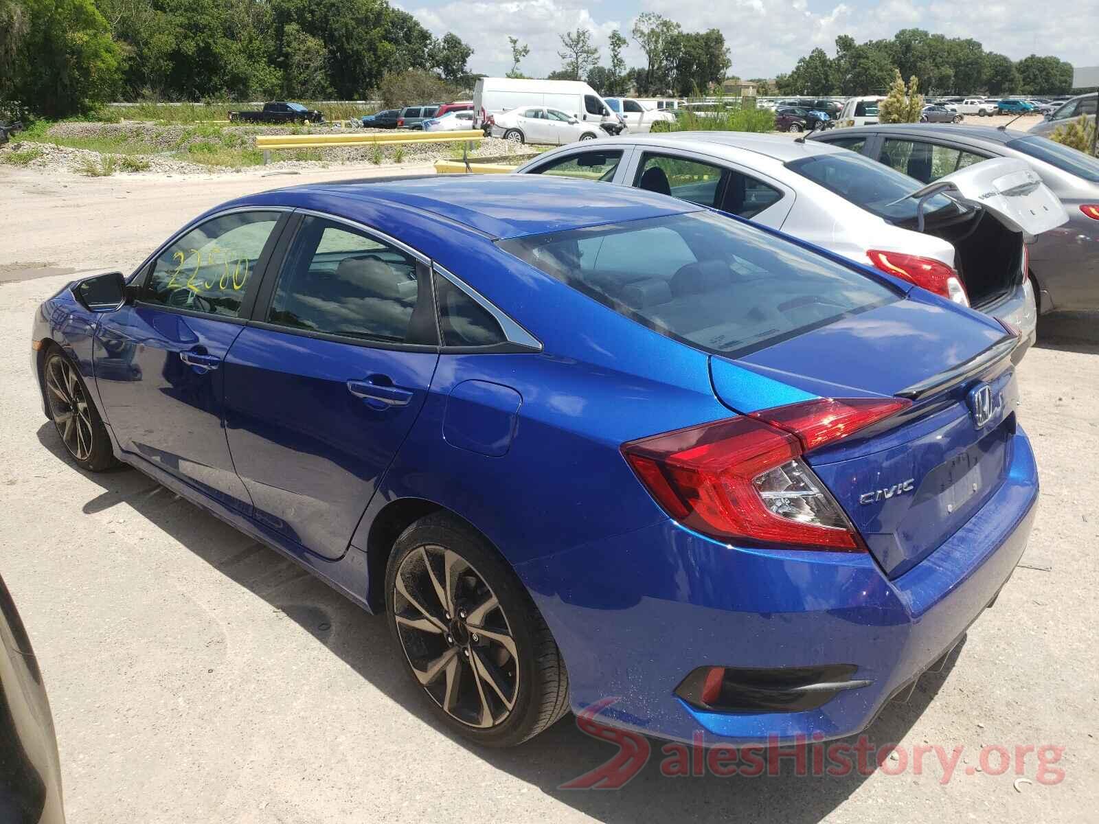 2HGFC2F86KH562513 2019 HONDA CIVIC