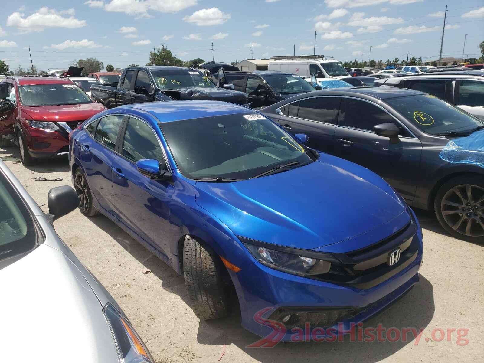 2HGFC2F86KH562513 2019 HONDA CIVIC