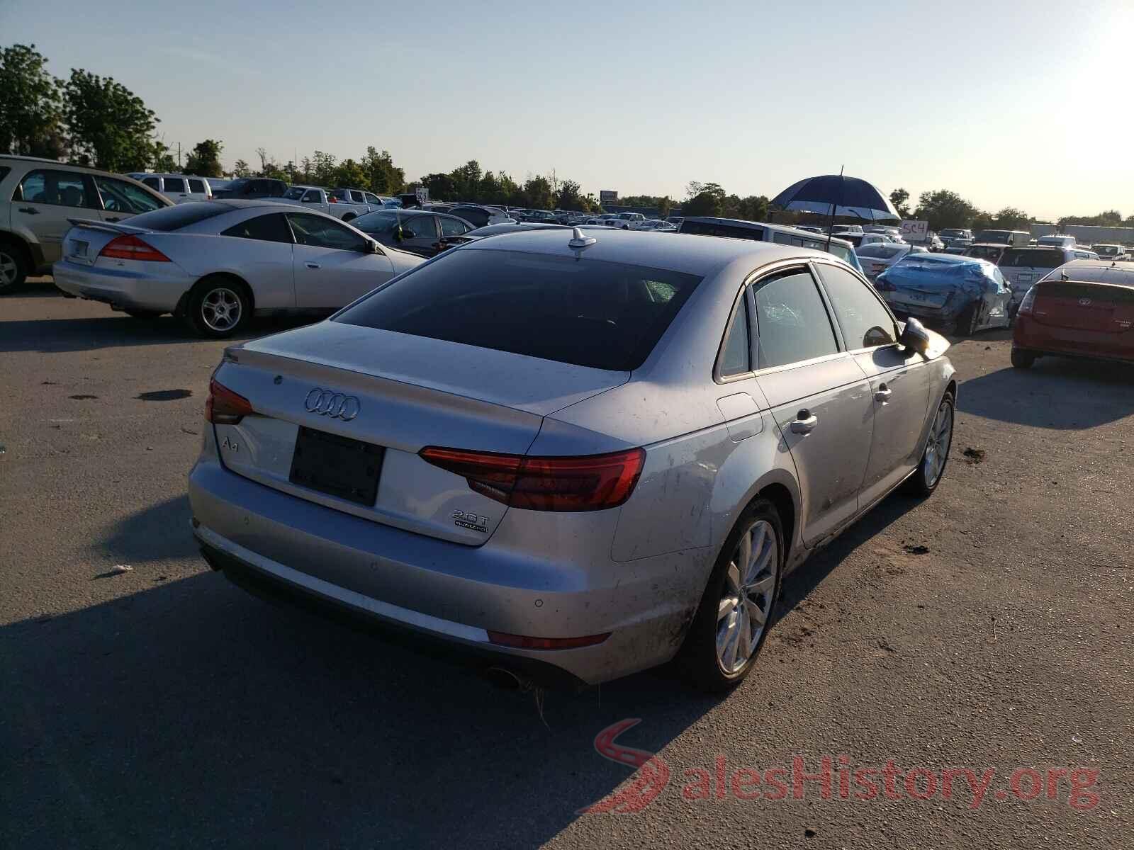 WAUANAF46HN001459 2017 AUDI A4