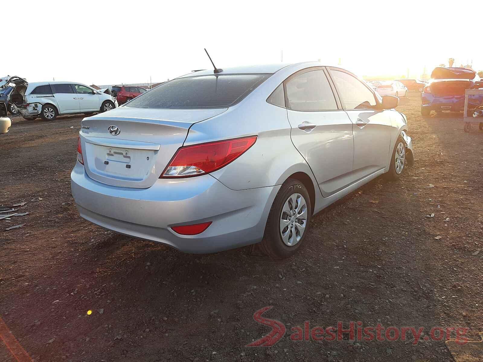 KMHCT4AE7GU071250 2016 HYUNDAI ACCENT