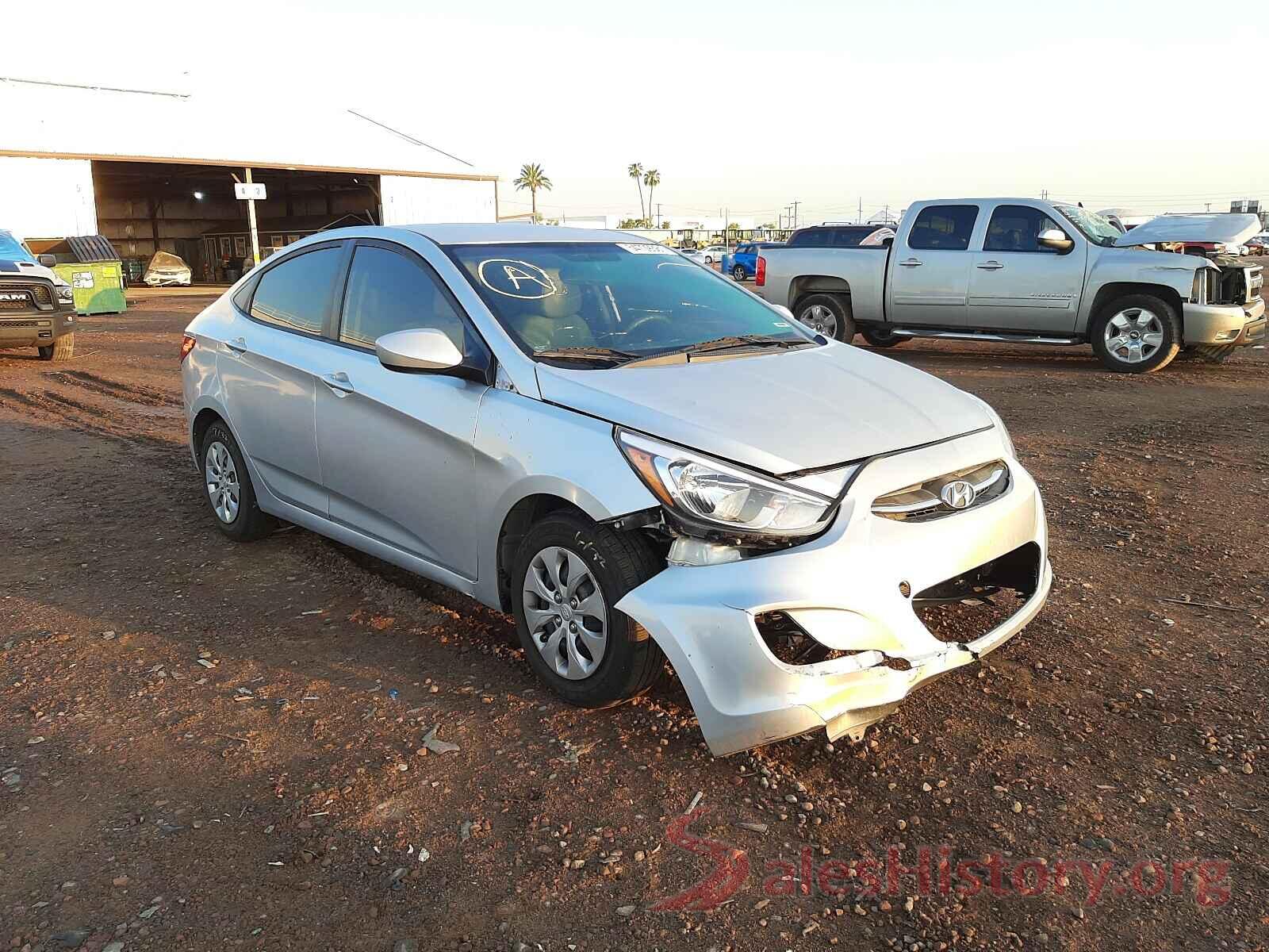 KMHCT4AE7GU071250 2016 HYUNDAI ACCENT