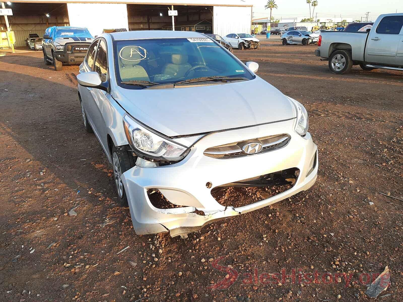 KMHCT4AE7GU071250 2016 HYUNDAI ACCENT