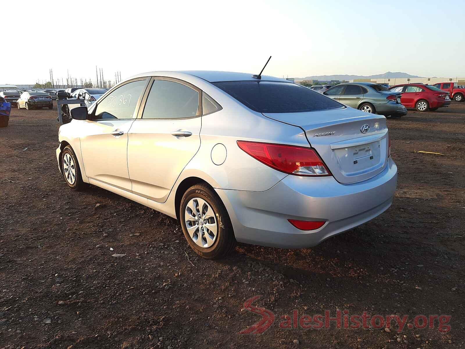 KMHCT4AE7GU071250 2016 HYUNDAI ACCENT